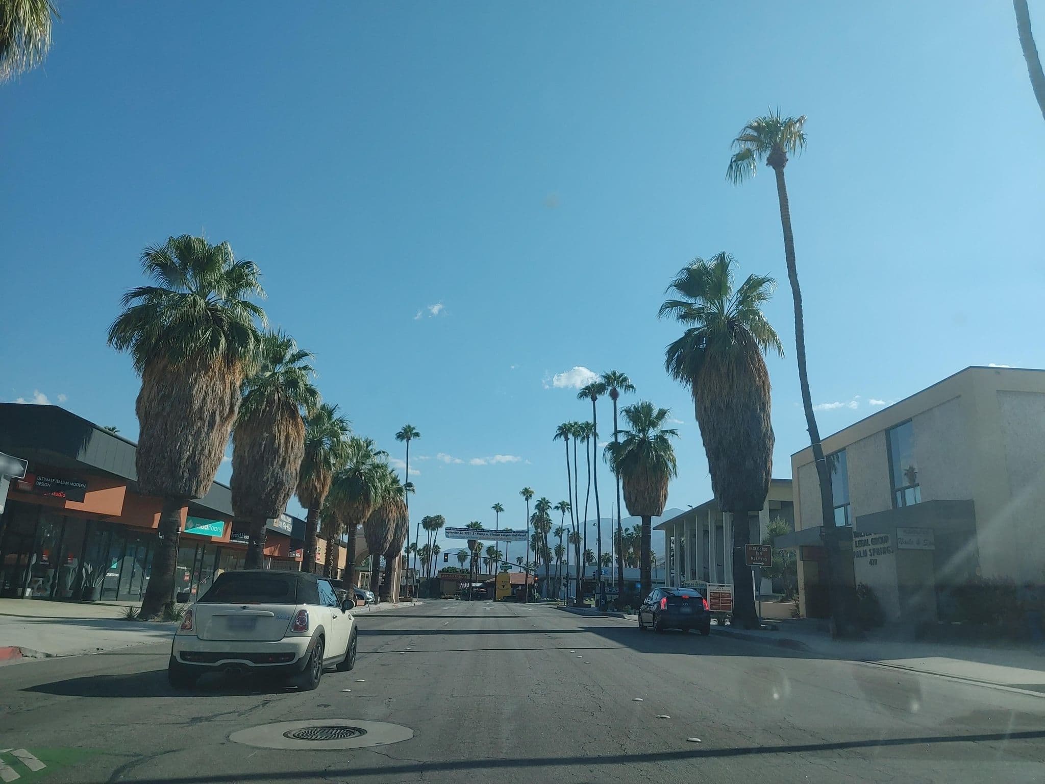 Street view near Mclean Company Rentals, Palm Springs — © nmixter (CC BY-SA · Mapillary)