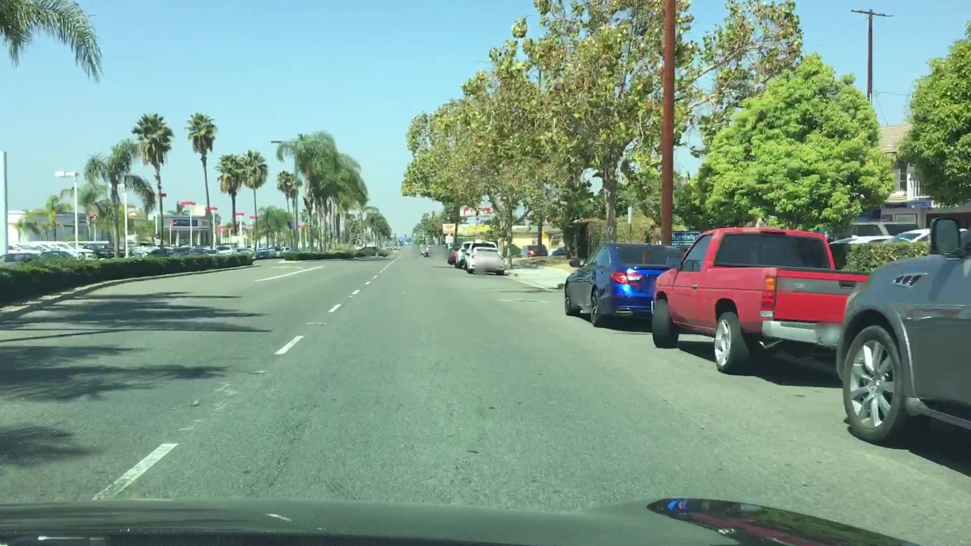 Street view near copper barrel motel, Buena Park — © lvl5 (CC BY-SA · Mapillary)