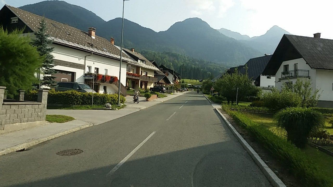 Street view near Apartments Hriberski, Bohinjska Bistrica — © rab (CC BY-SA · Mapillary)