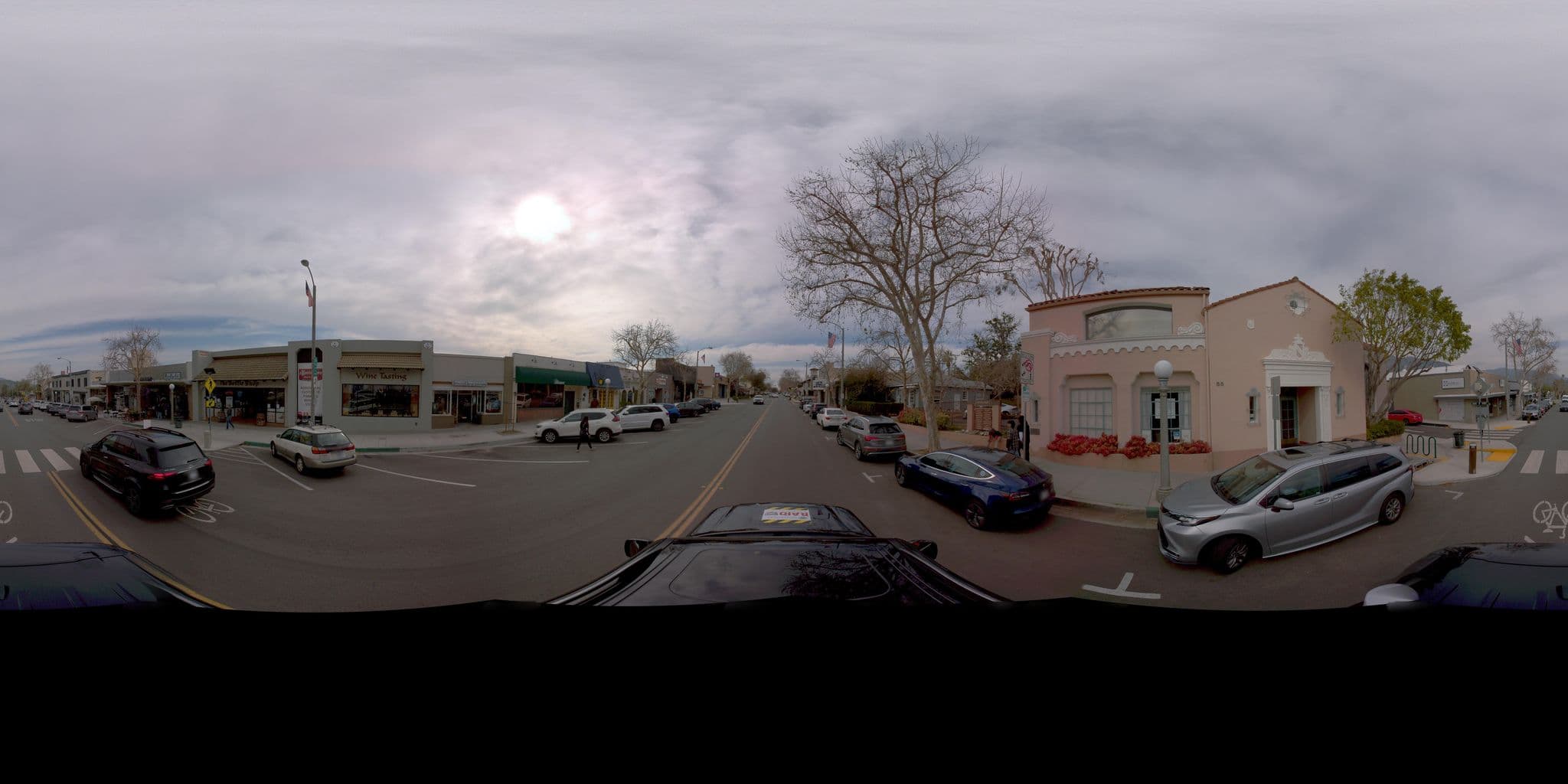 Street view near Jailhouse Inn, Sierra Madre — © uwrapid (CC BY-SA · Mapillary)