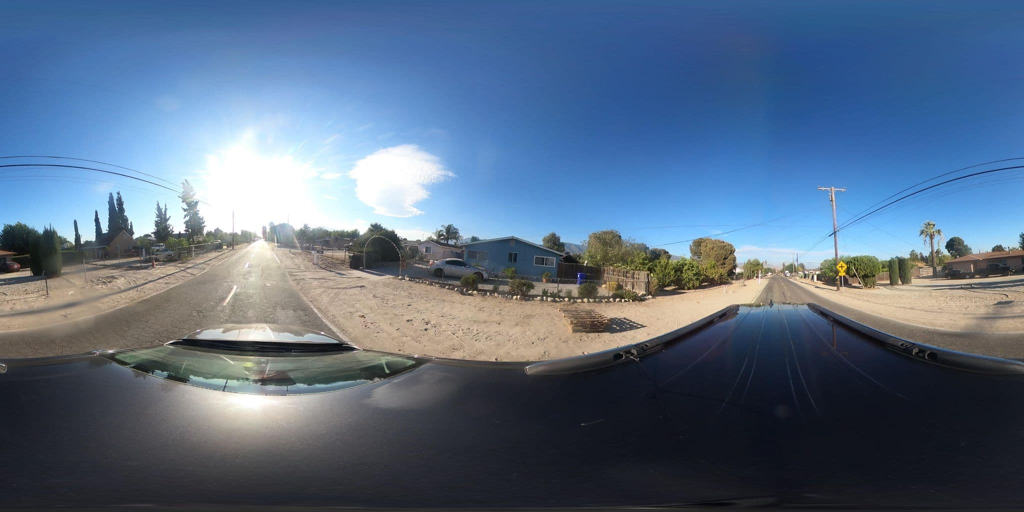 Street view near Creating Noise Polution! ZZZzzz, Muscoy — © inlandurbanist (CC BY-SA · Mapillary)