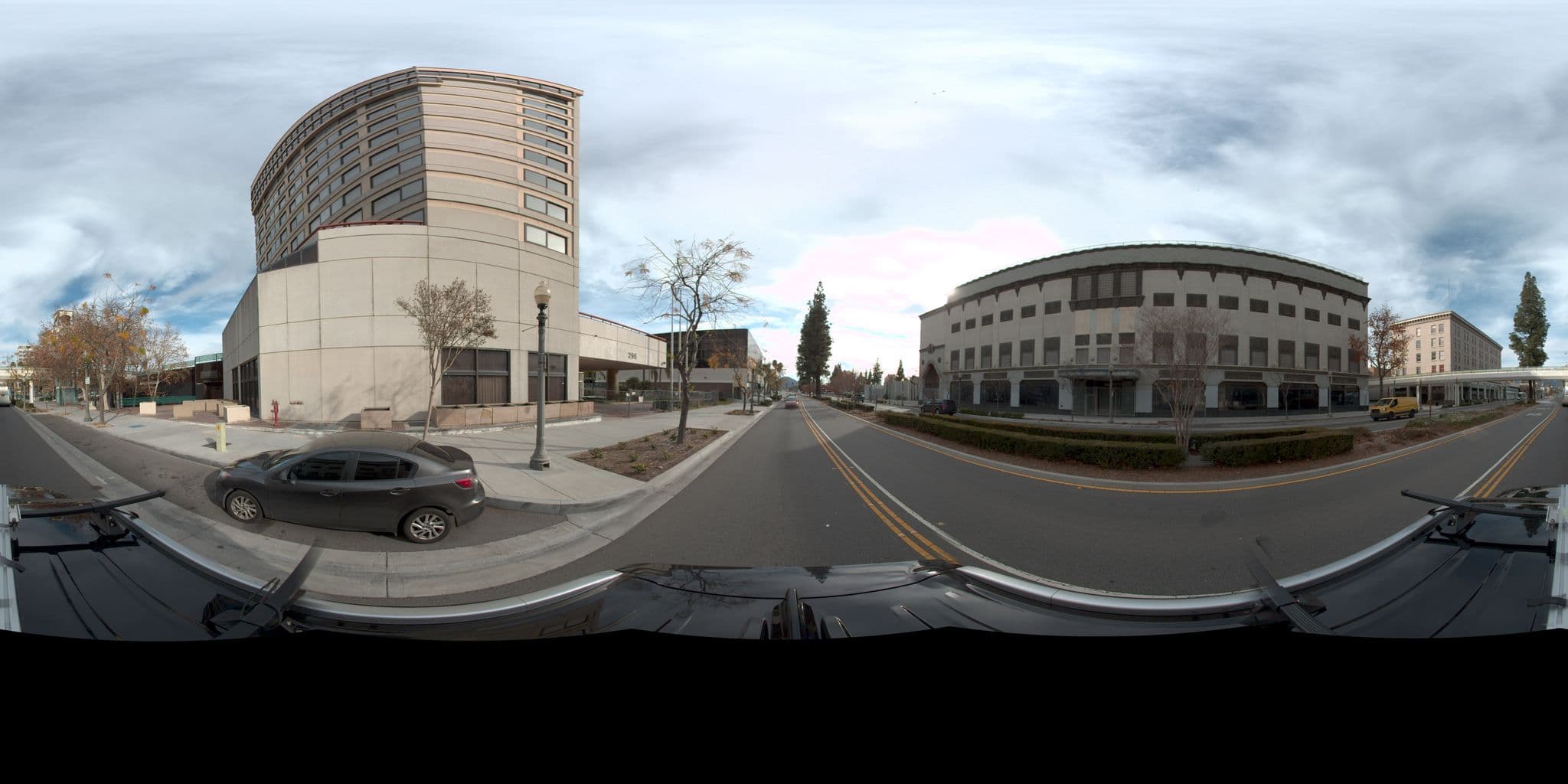 Street view near Clarion Hotel & Convention Center San Bernardino, San Bernardino — © rking (CC BY-SA · Mapillary)