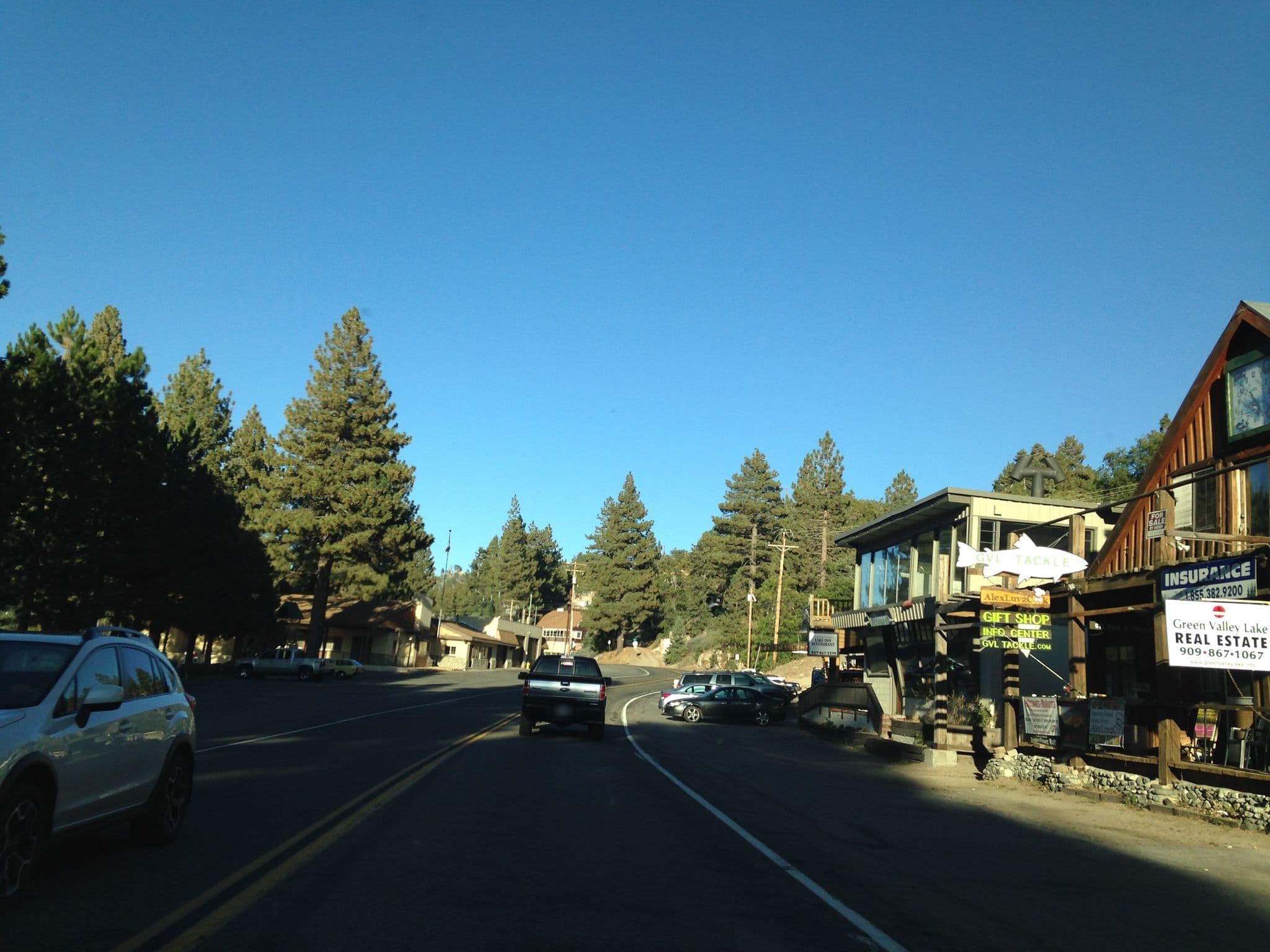 Street view near GVL Cozy Cabin Rentals, Running Springs — © teemsaj (CC BY-SA · Mapillary)