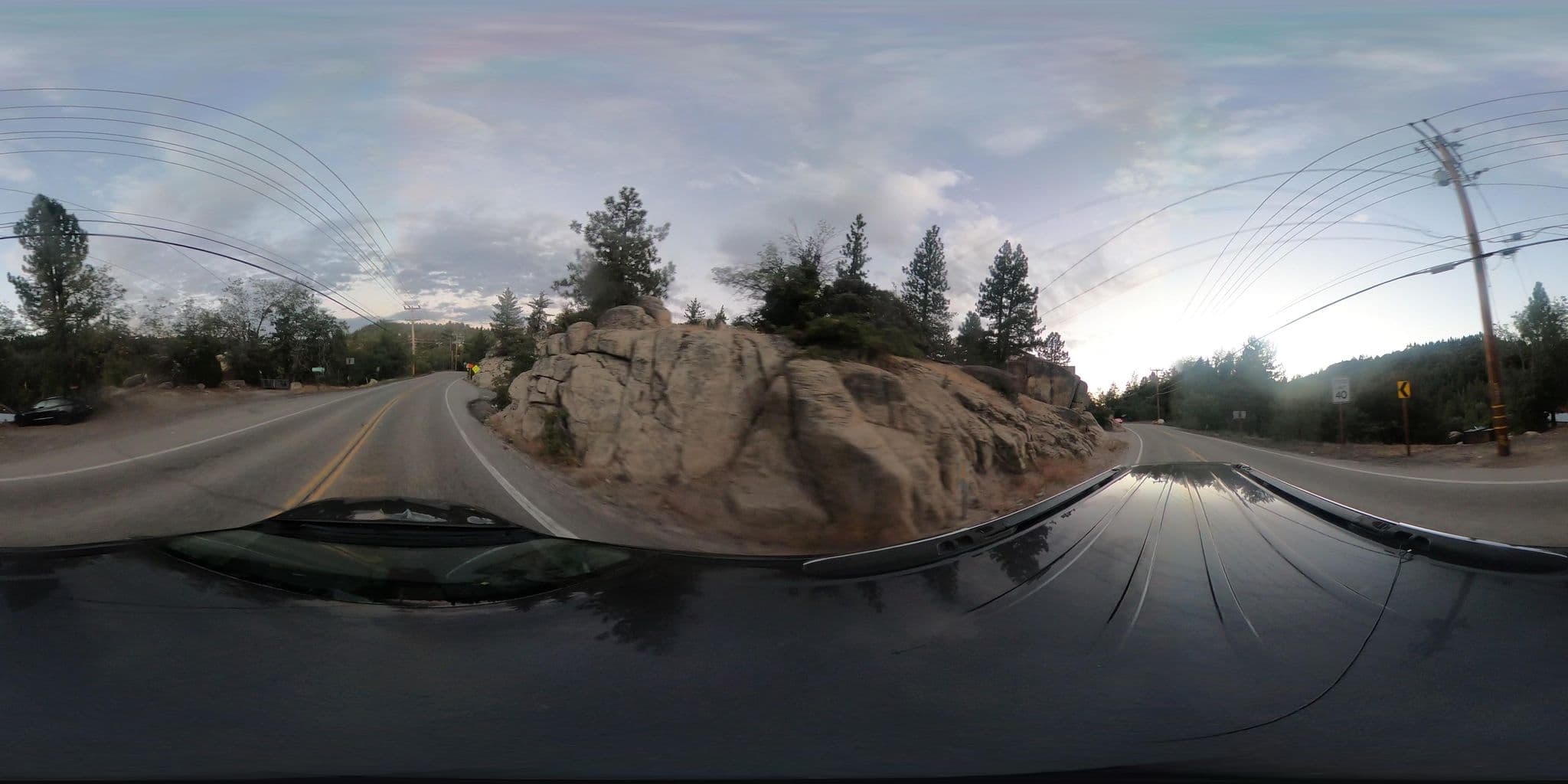 Street view near Tiny Triangle, Running Springs — © inlandurbanist (CC BY-SA · Mapillary)