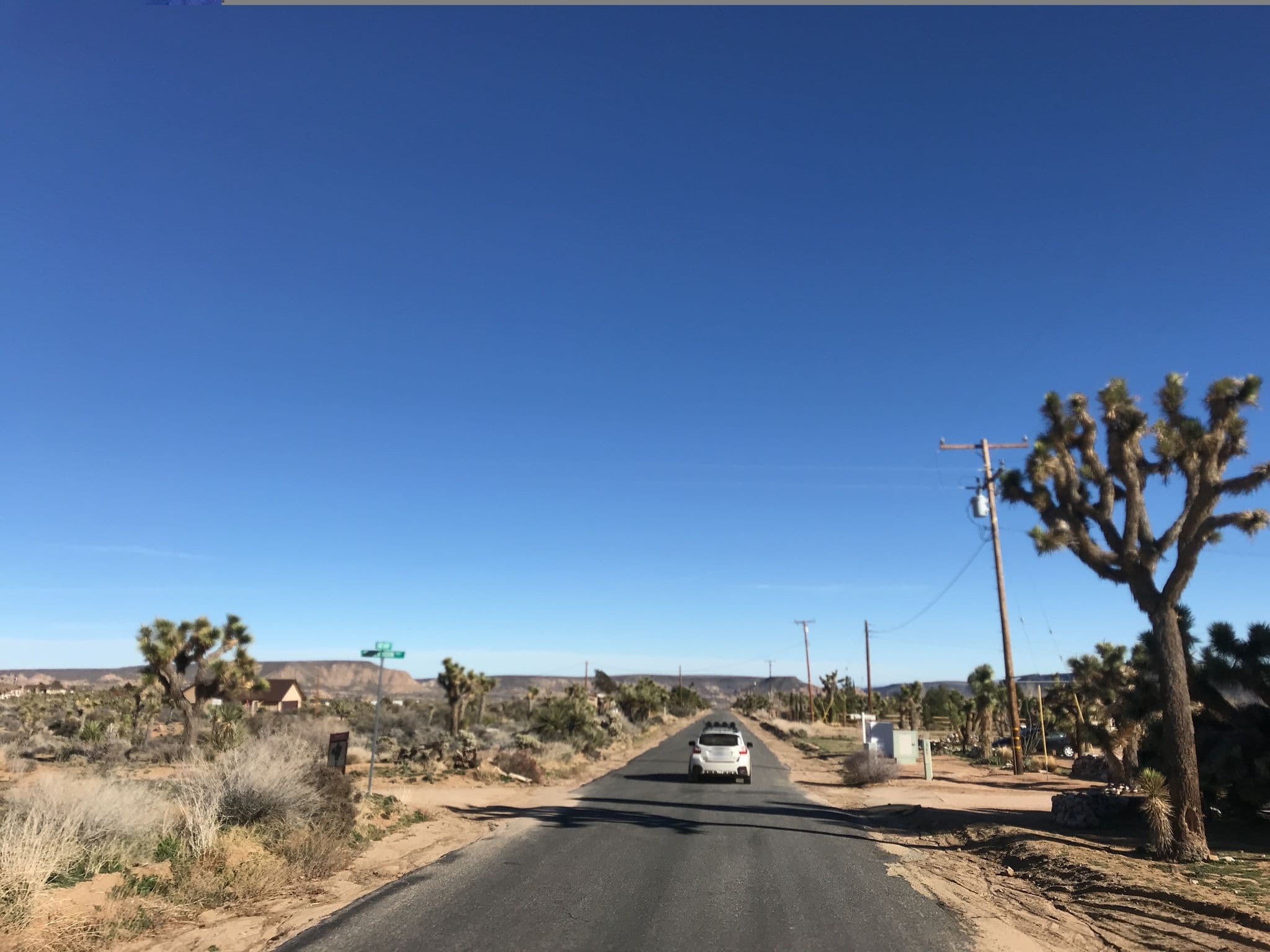Street view near Rim Rock Ranch, Yucca Valley — © teemsaj (CC BY-SA · Mapillary)