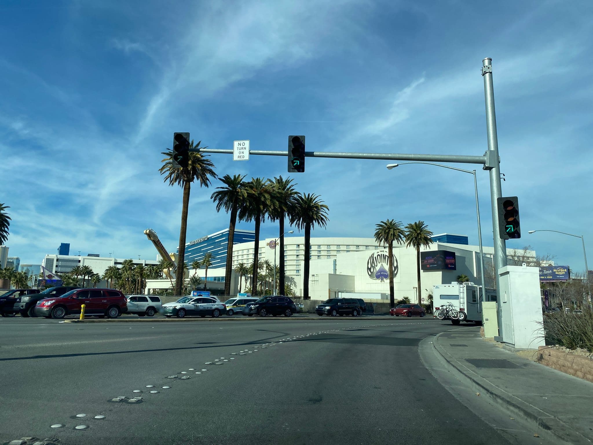 Street view near @rehab_lv Party At The Hard Rock, Paradise — © matsayz (CC BY-SA · Mapillary)