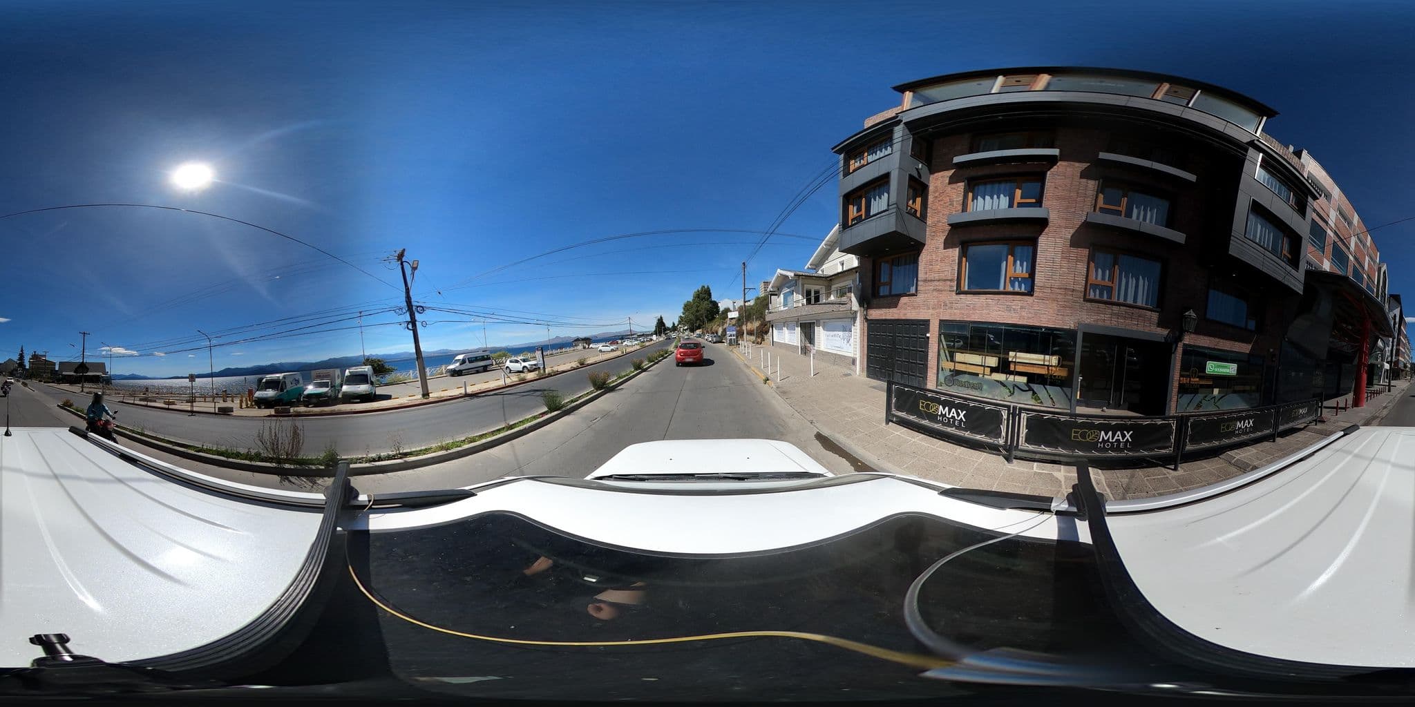Street view near EcoMax Hotel, San Carlos de Bariloche — © Kaart_Local (CC BY-SA · Mapillary)