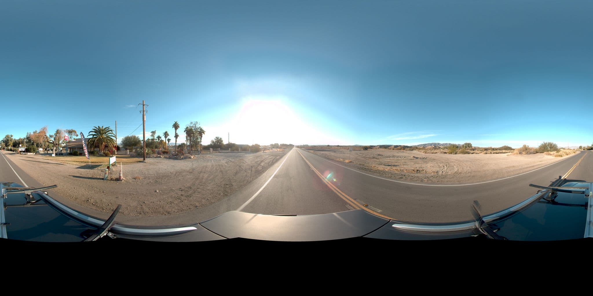 Street view near Fender's River Road Resort, Needles — © rking (CC BY-SA · Mapillary)