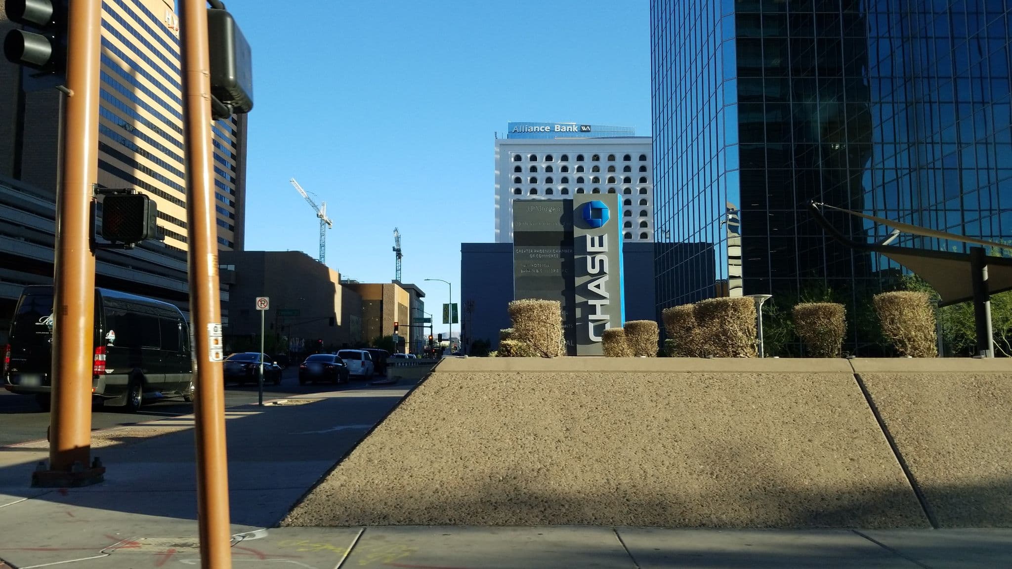 Street view near Westin Room 1717, Phoenix — © drkludge (CC BY-SA · Mapillary)