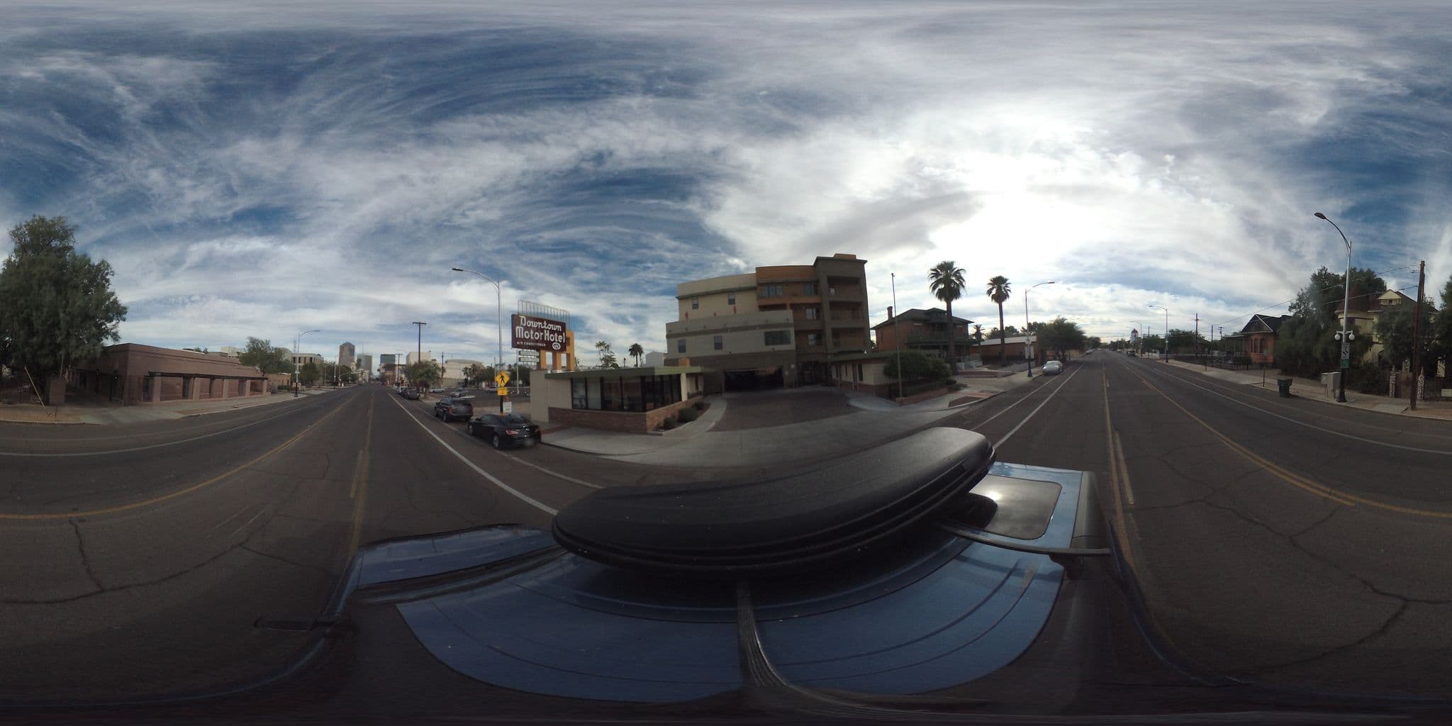 Street view near Downtown Motel, South Tucson — © chrisbeddow (CC BY-SA · Mapillary)