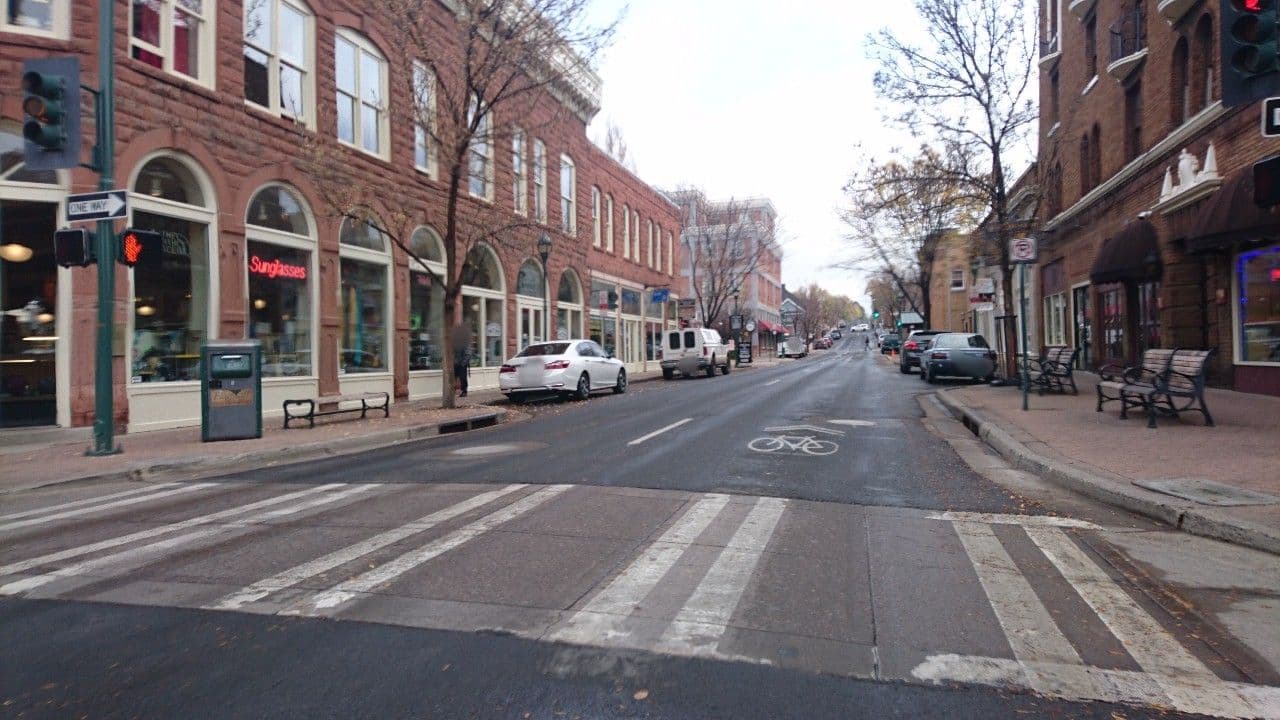 Street view near The Prostitute Room, Flagstaff — © voschix (CC BY-SA · Mapillary)