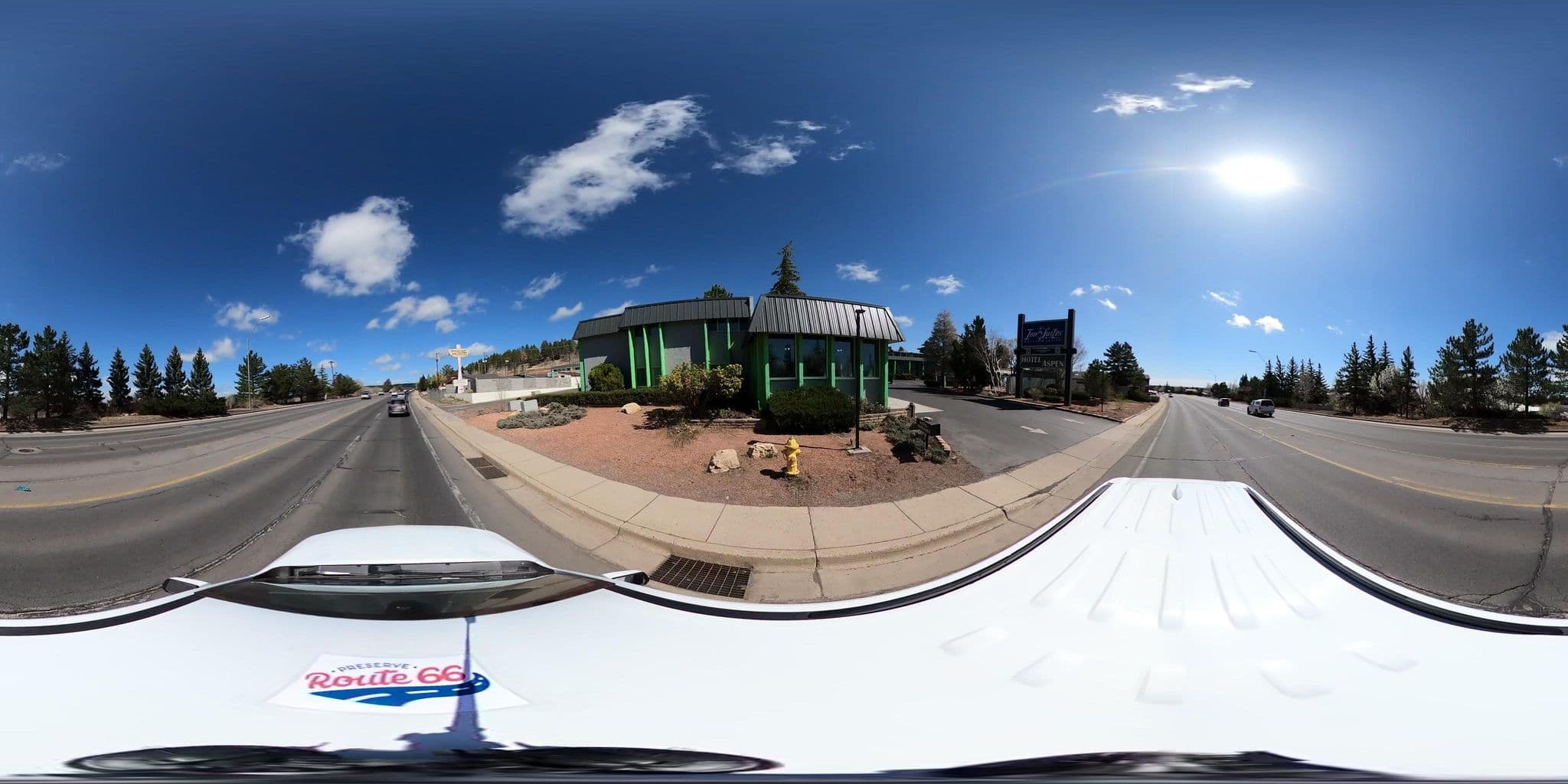 Street view near Hotel Aspen InnSuites Flagstaff/Grand Canyon, Flagstaff — © nthp_gis (CC BY-SA · Mapillary)