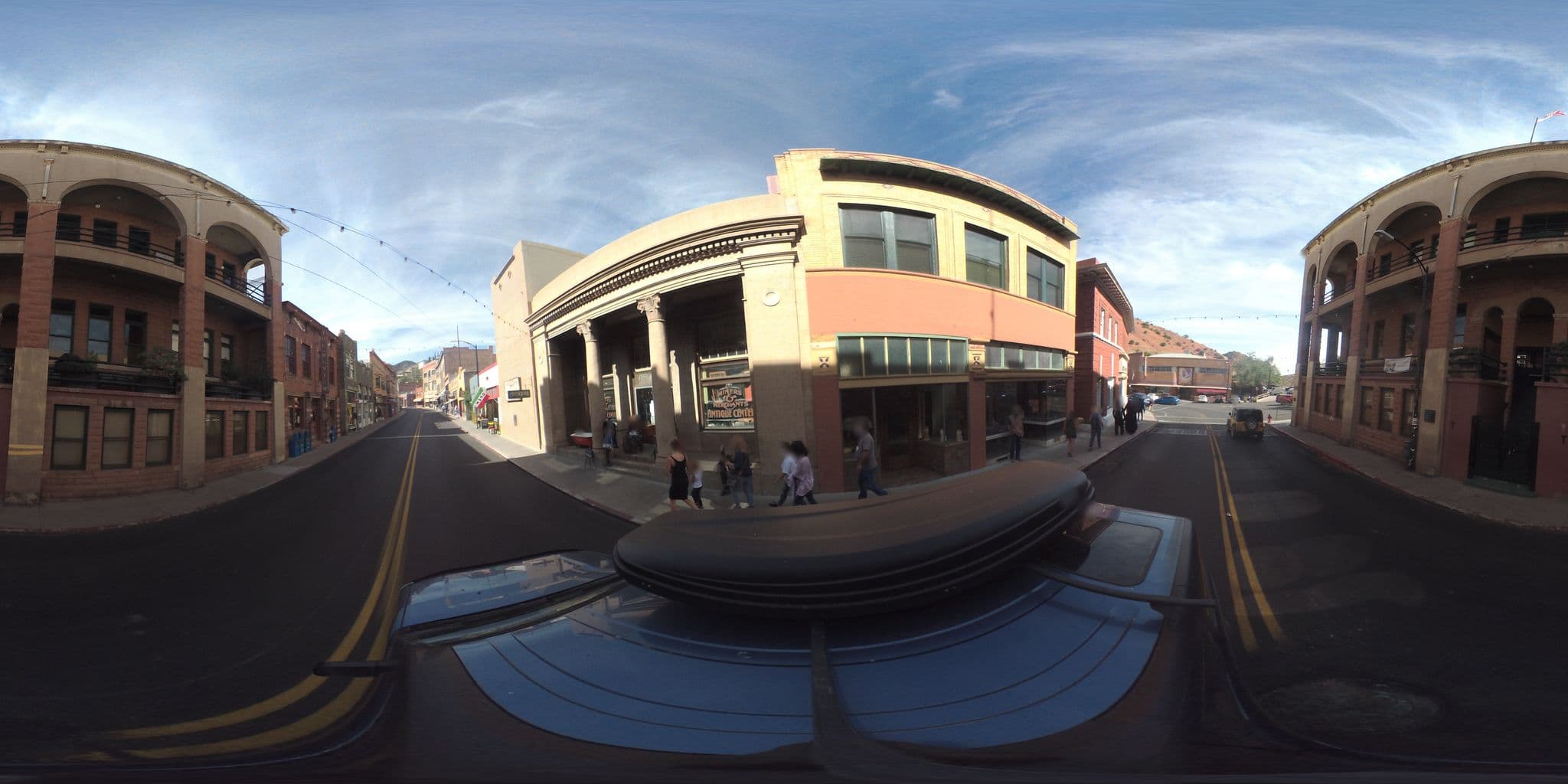 Street view near 14 Main St, Bisbee — © chrisbeddow (CC BY-SA · Mapillary)