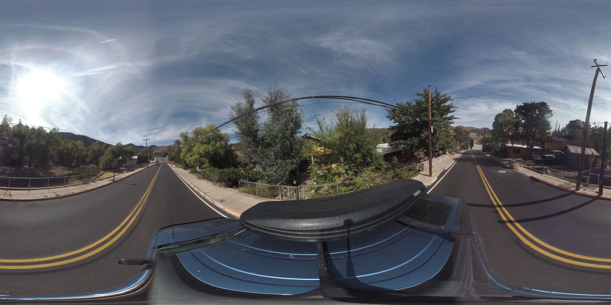 Street view near Weather Station Inn, Bisbee — © chrisbeddow (CC BY-SA · Mapillary)