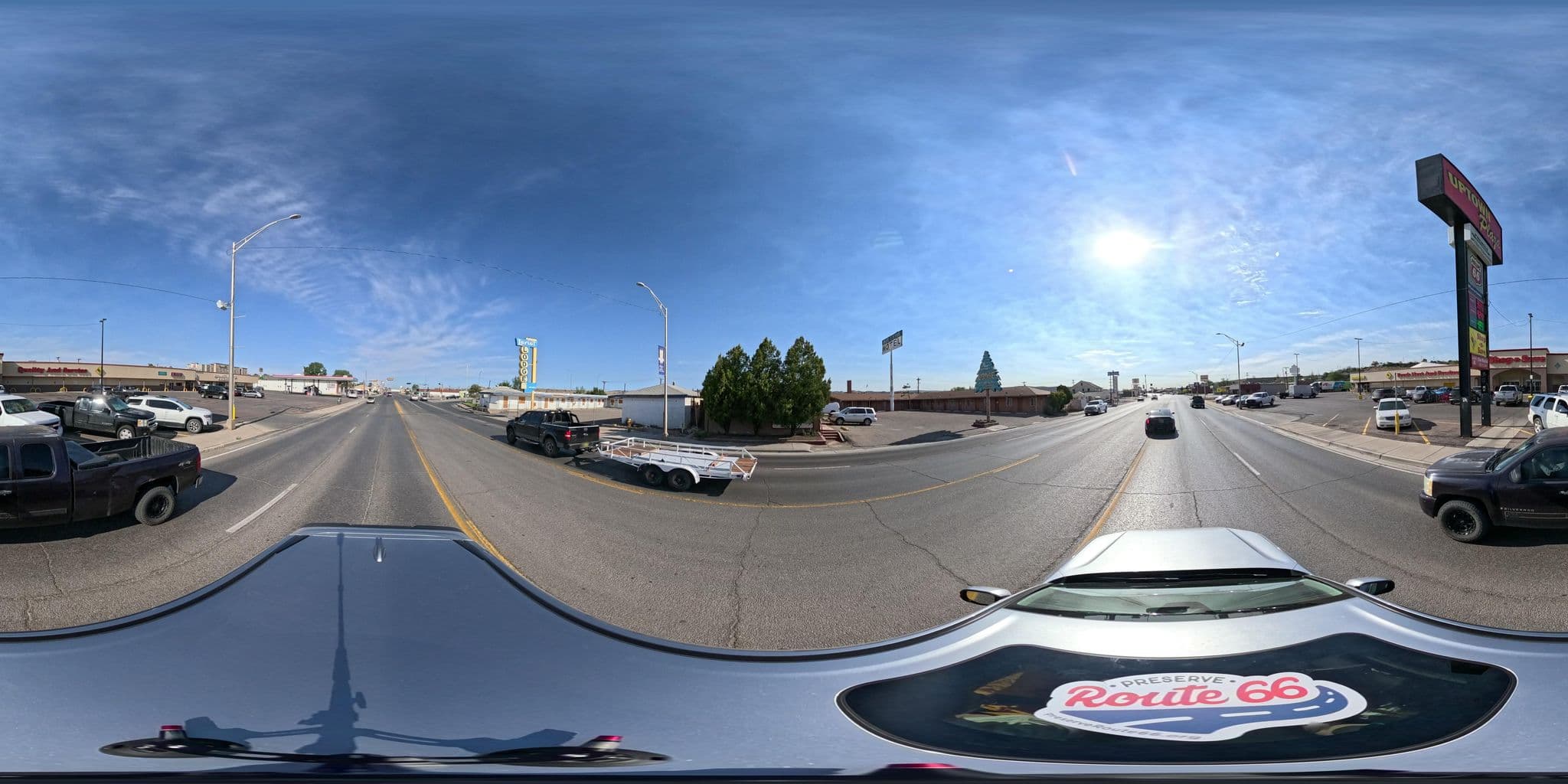 Street view near Blue Spruce Lodge, Gallup — © nthp_gis (CC BY-SA · Mapillary)