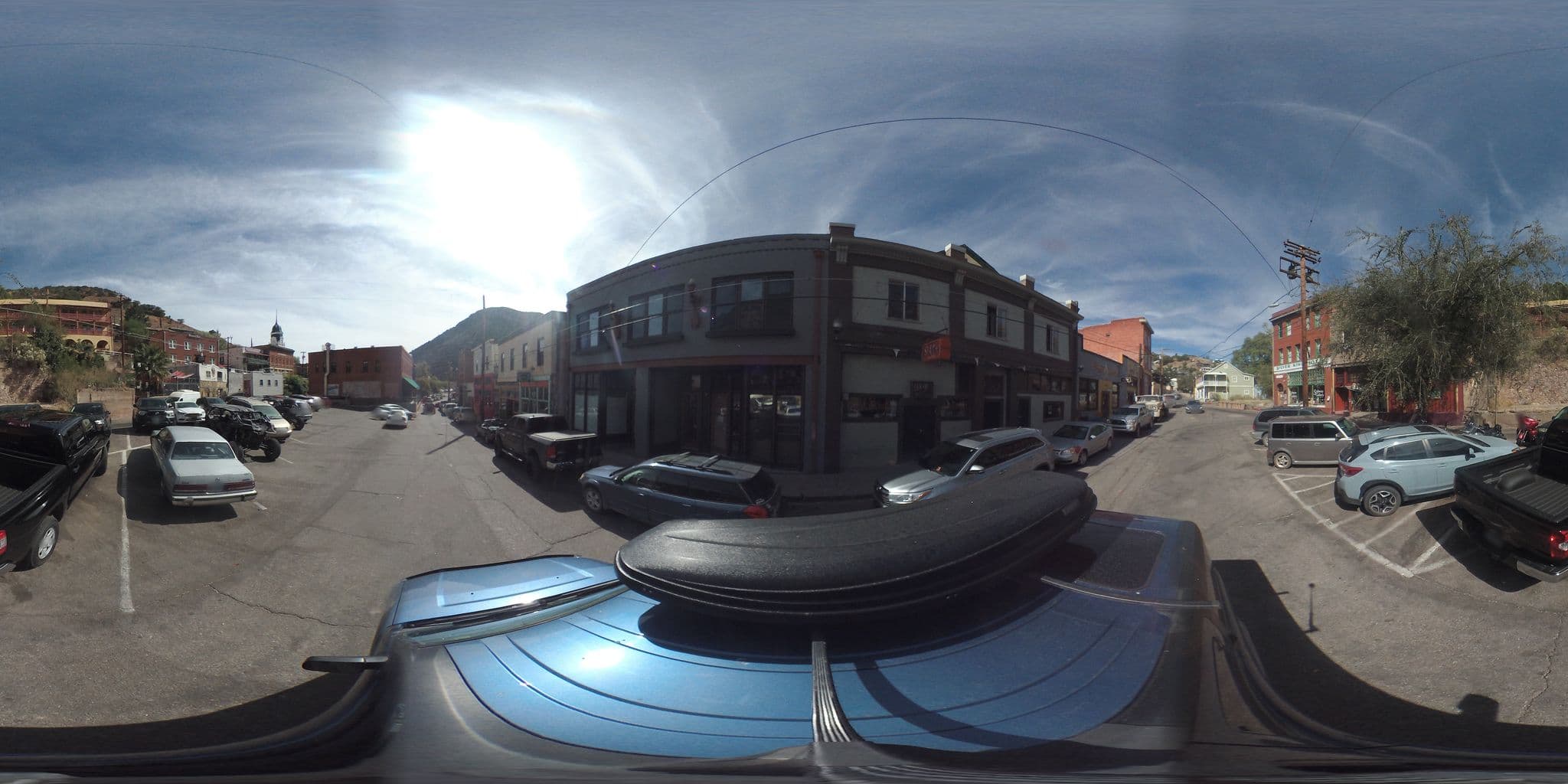 Street view near Ecoasis Sustainable Living Center Lodging & Mercantile, Bisbee — © chrisbeddow (CC BY-SA · Mapillary)