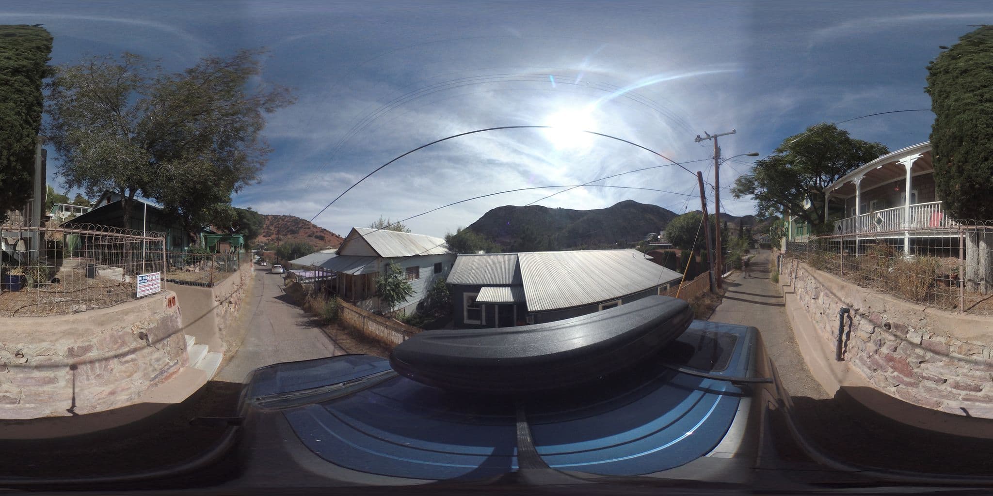 Street view near Toland Adobe, Bisbee — © chrisbeddow (CC BY-SA · Mapillary)