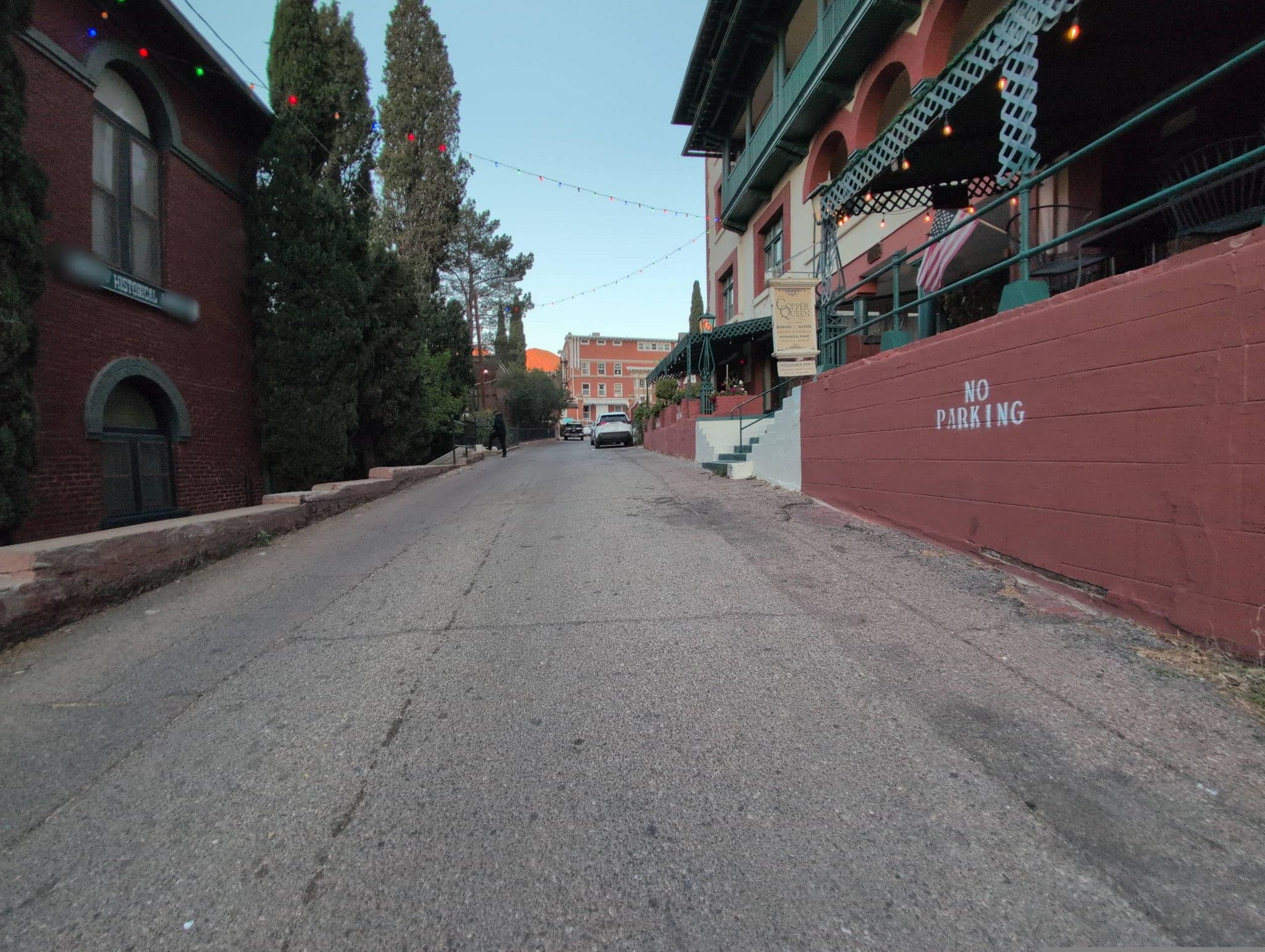 Street view near Copper Queen Hotel Lilly Langtree Room, Bisbee — © mapillary01730 (CC BY-SA · Mapillary)