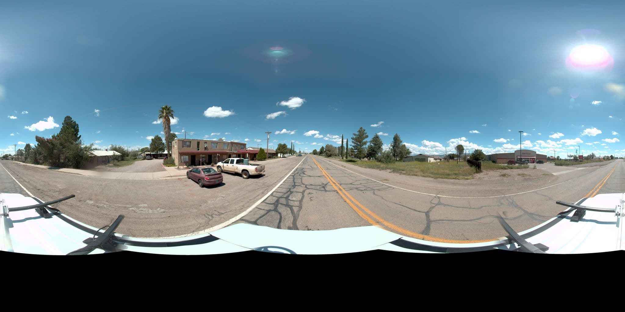 Street view near Valley Lodge, Bisbee — © rking (CC BY-SA · Mapillary)