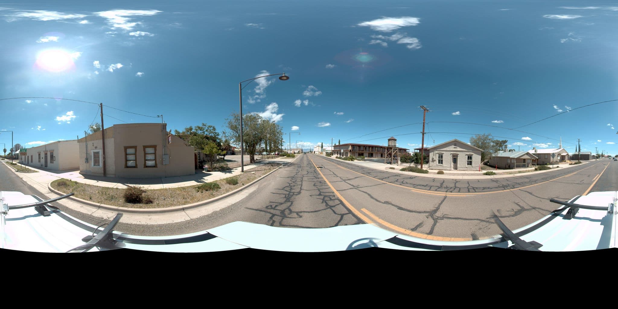 Street view near Adobe Lodge, Tombstone — © rking (CC BY-SA · Mapillary)