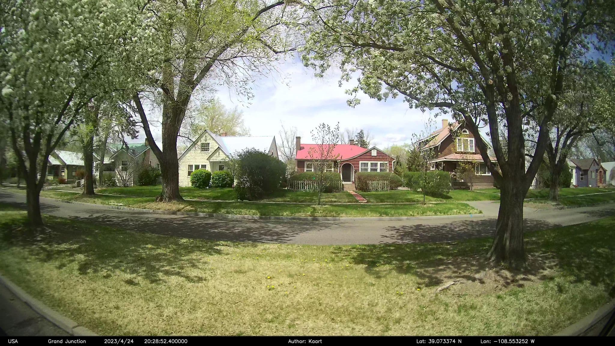 Street view near Eir’s Bungalow, Grand Junction — © kaart_2 (CC BY-SA · Mapillary)