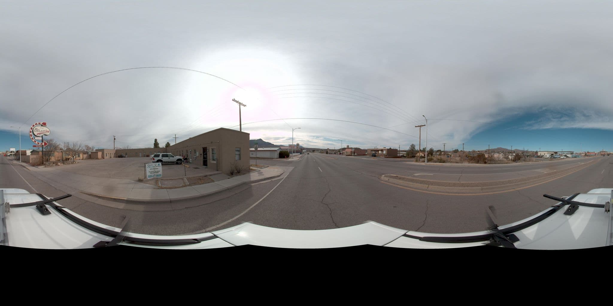 Street view near Bellair Inn, Truth or Consequences — © rking (CC BY-SA · Mapillary)