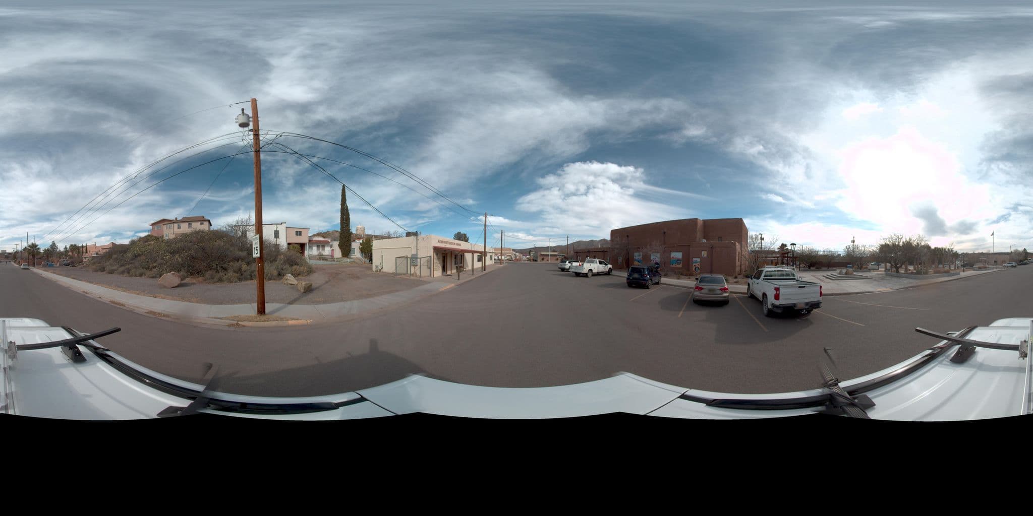 Street view near Adobe Arms Vacation Rentals, Truth or Consequences — © rking (CC BY-SA · Mapillary)