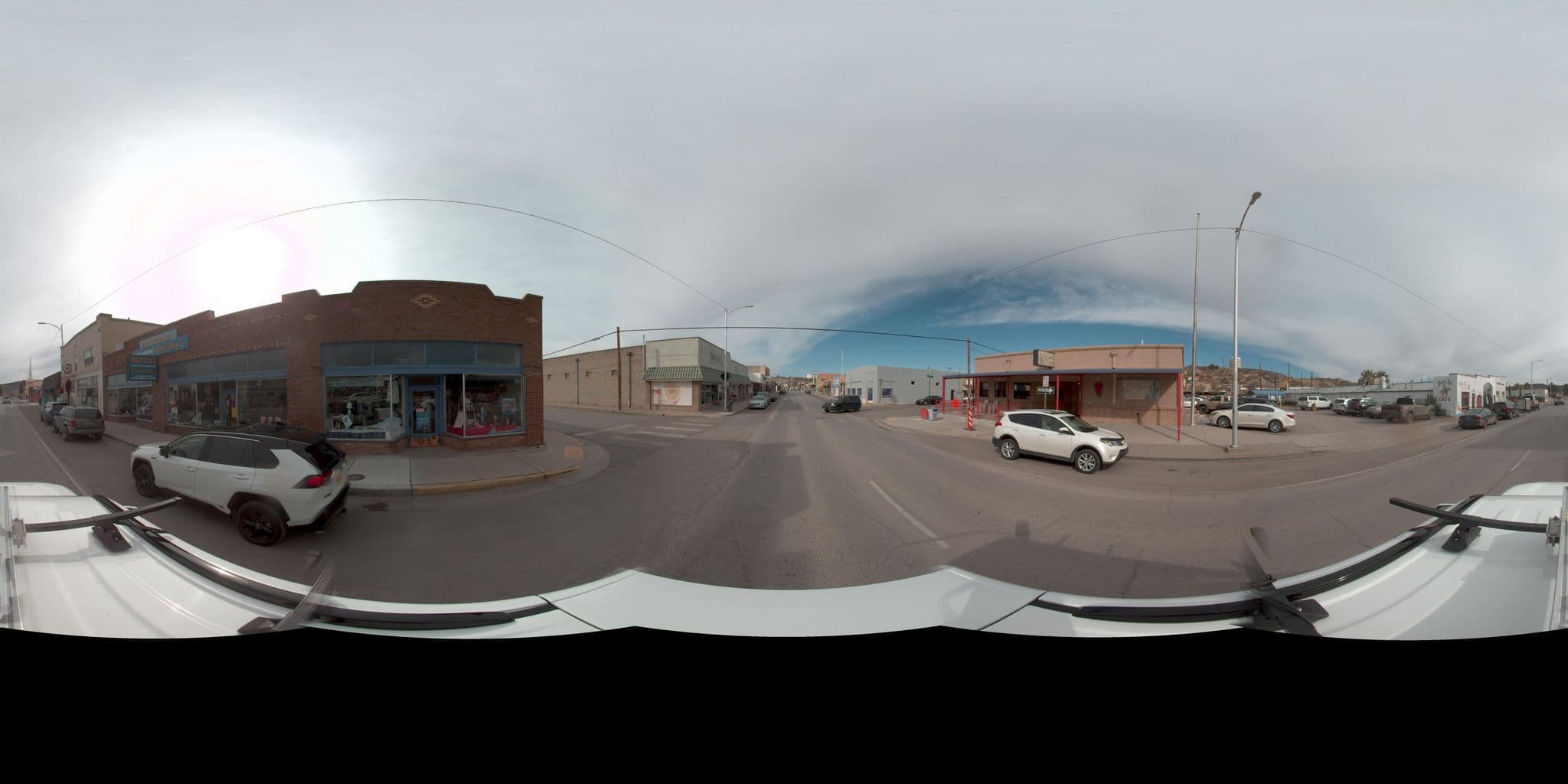 Street view near Fire Water Lodge, Truth or Consequences — © rking (CC BY-SA · Mapillary)