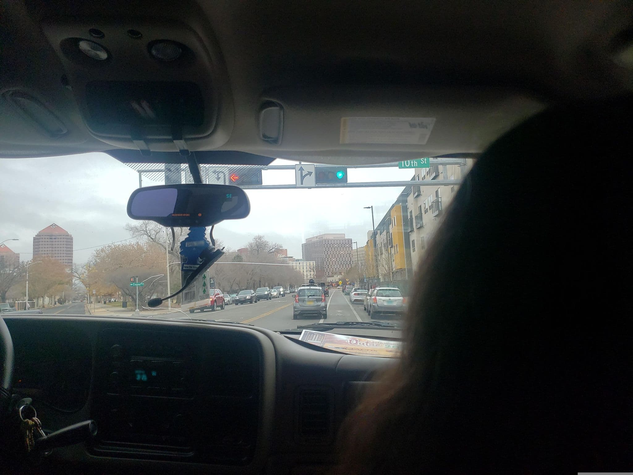 Street view near Southwestern Sophistication Cozy Downtown Apartment, Albuquerque — © finneystreetview (CC BY-SA · Mapillary)