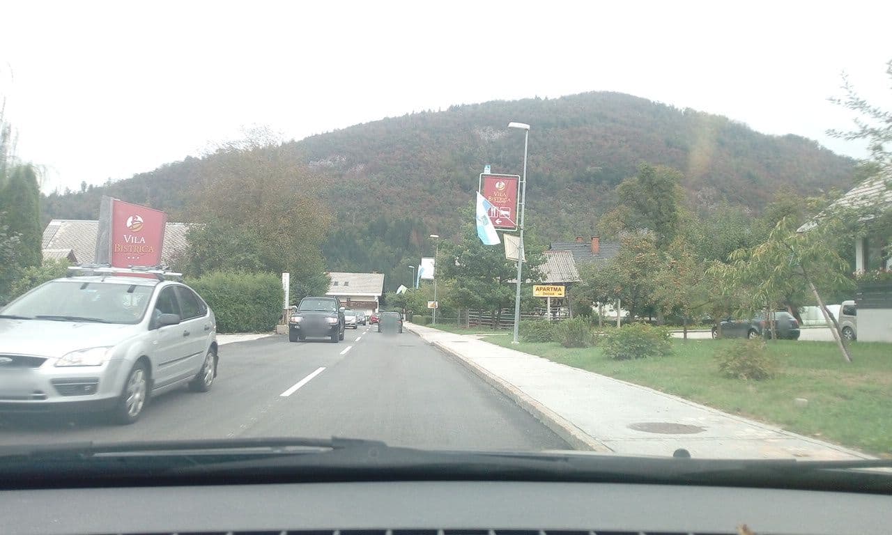 Street view near Apartmaji Žnidar, Bohinjska Bistrica — © cascafico (CC BY-SA · Mapillary)