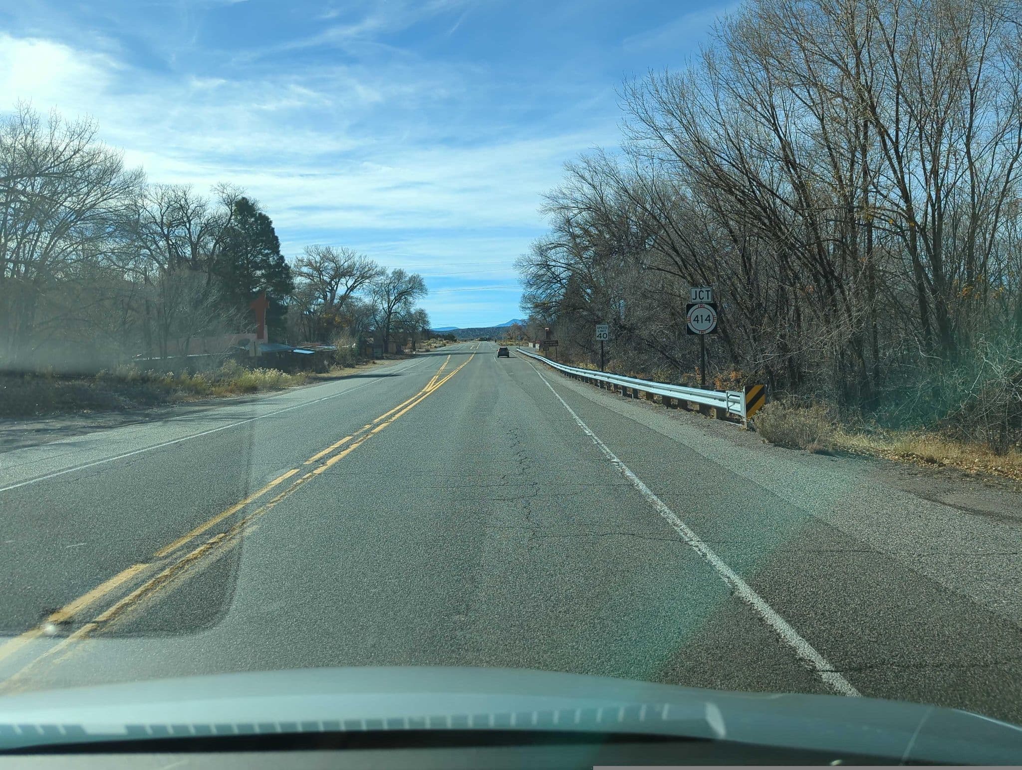 Street view near Taos Trail Inn, Ohkay Owingeh — © aaronblondeau (CC BY-SA · Mapillary)