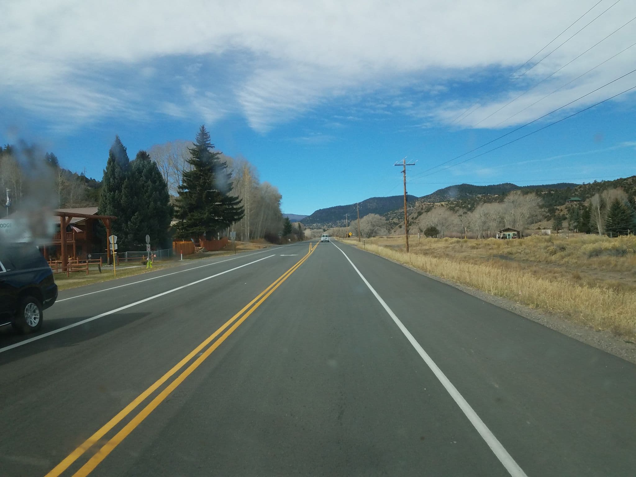 Street view near Ute Bluff Lodge, Cabins & RV Park, Del Norte — © jbthemilker (CC BY-SA · Mapillary)