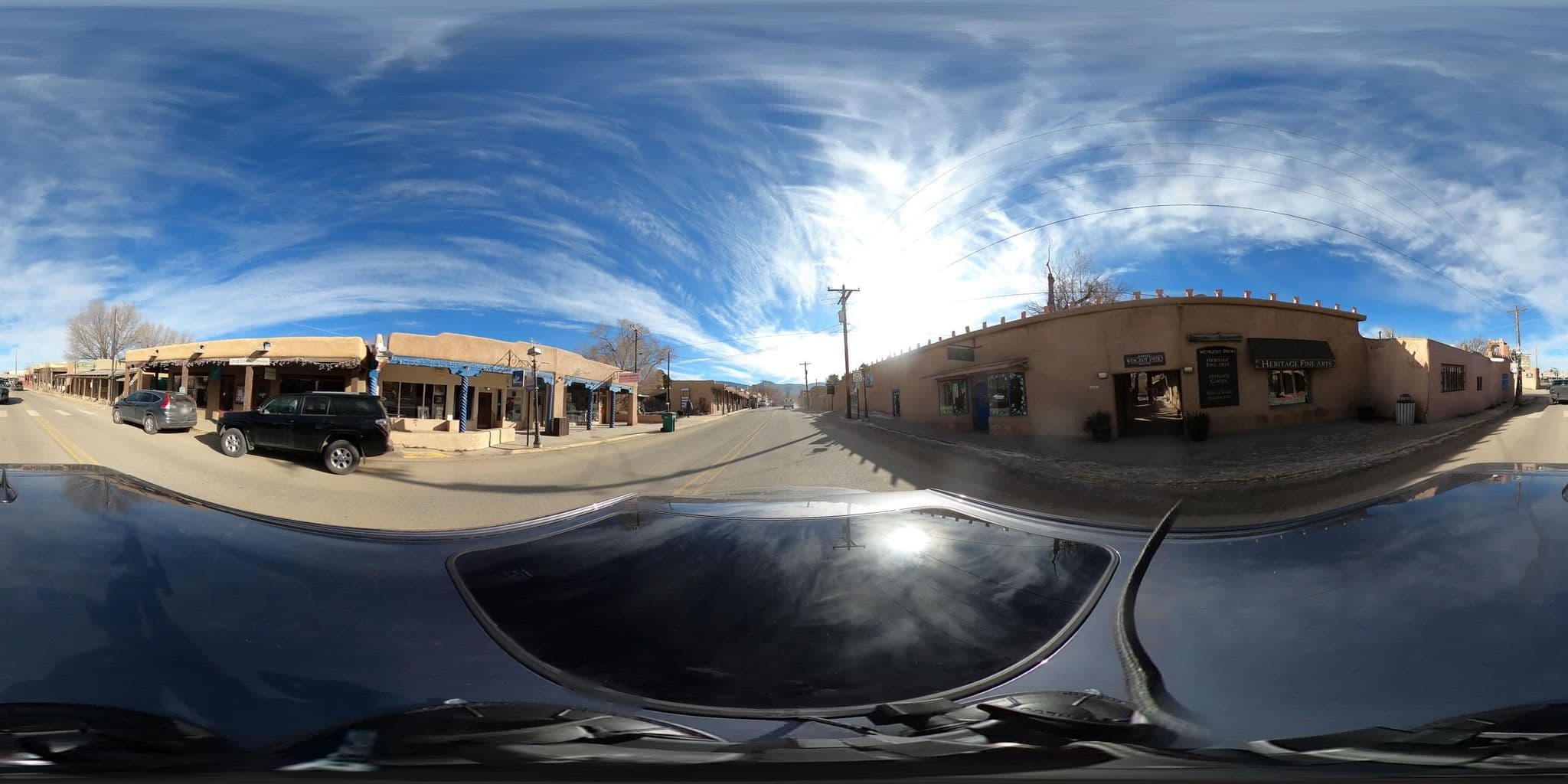Street view near La Dona Luz Inn, An Historic Bed & Breakfast, Taos — © quickness805 (CC BY-SA · Mapillary)