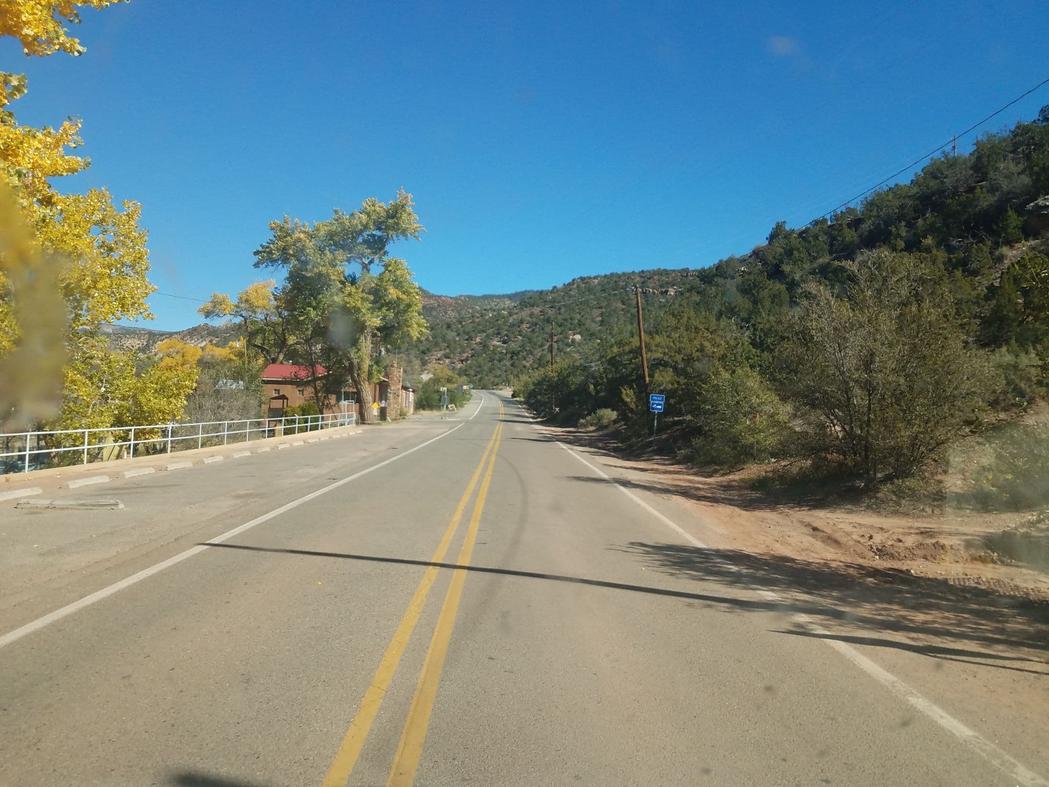 Street view near Casa Blanca Guest House and Garden Cottage, Jemez Pueblo — © jbthemilker (CC BY-SA · Mapillary)