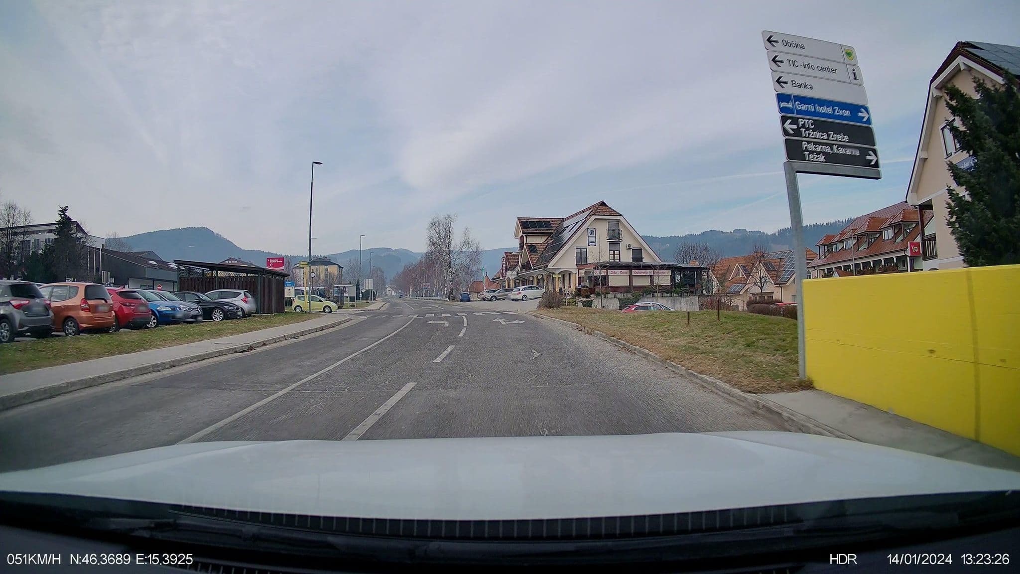 Street view near Hotel Zvon, Zreče — © Hrabroslav (CC BY-SA · Mapillary)