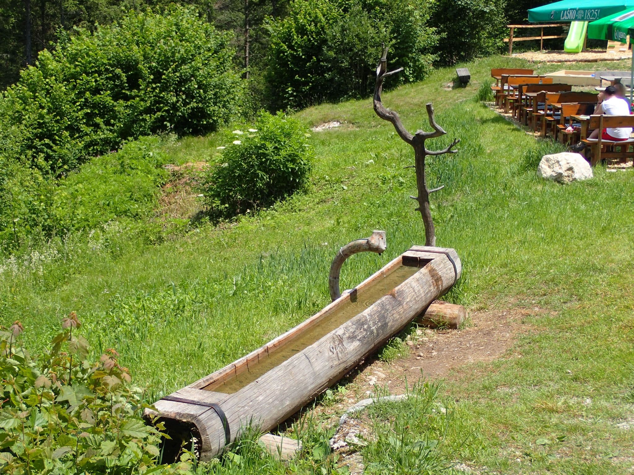 Street view near Planinska koča na Vojah, Bohinjska Bistrica — © lea27784 (CC BY-SA · Mapillary)