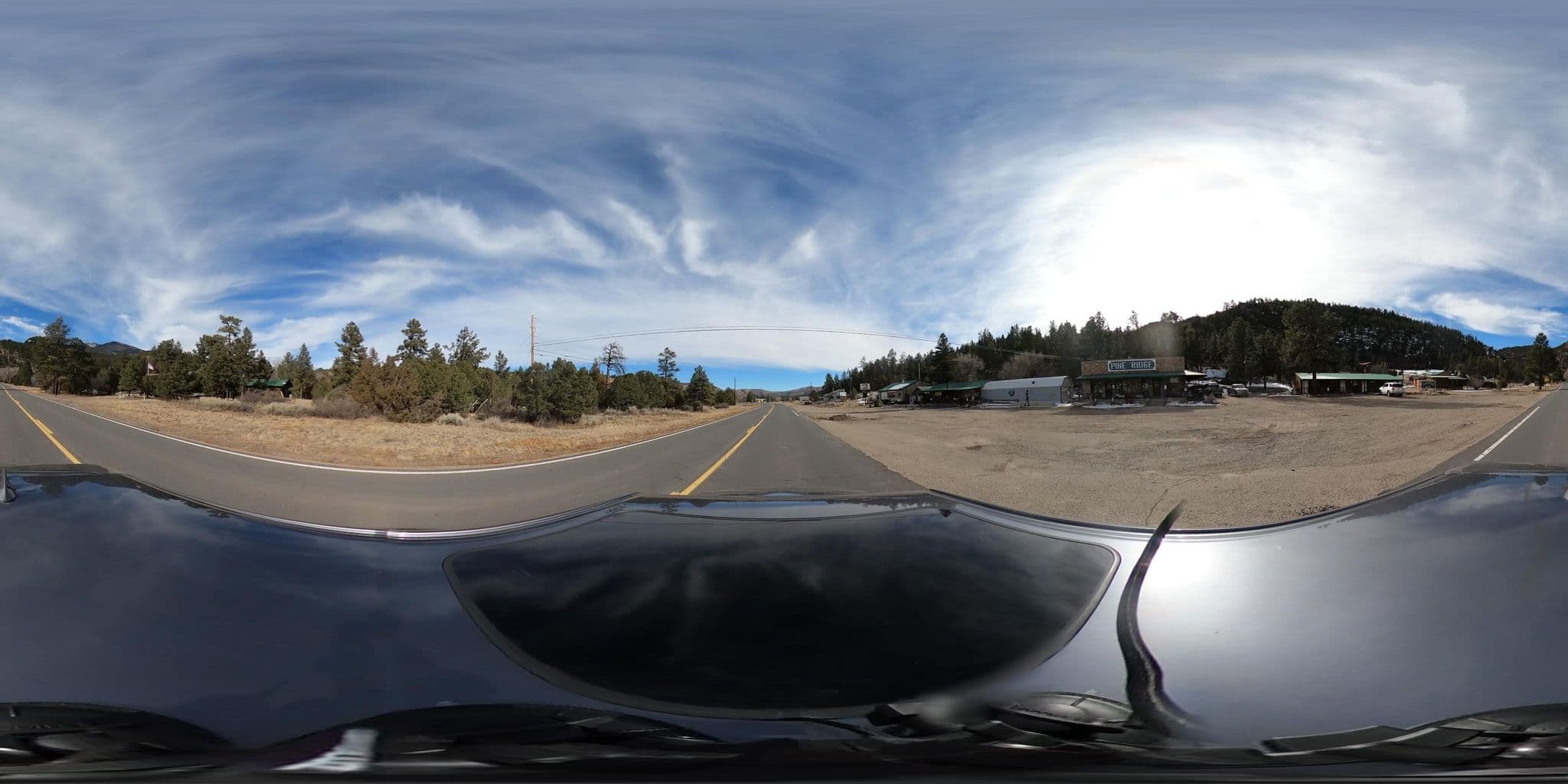 Street view near Pine Ridge, Angel Fire — © quickness805 (CC BY-SA · Mapillary)