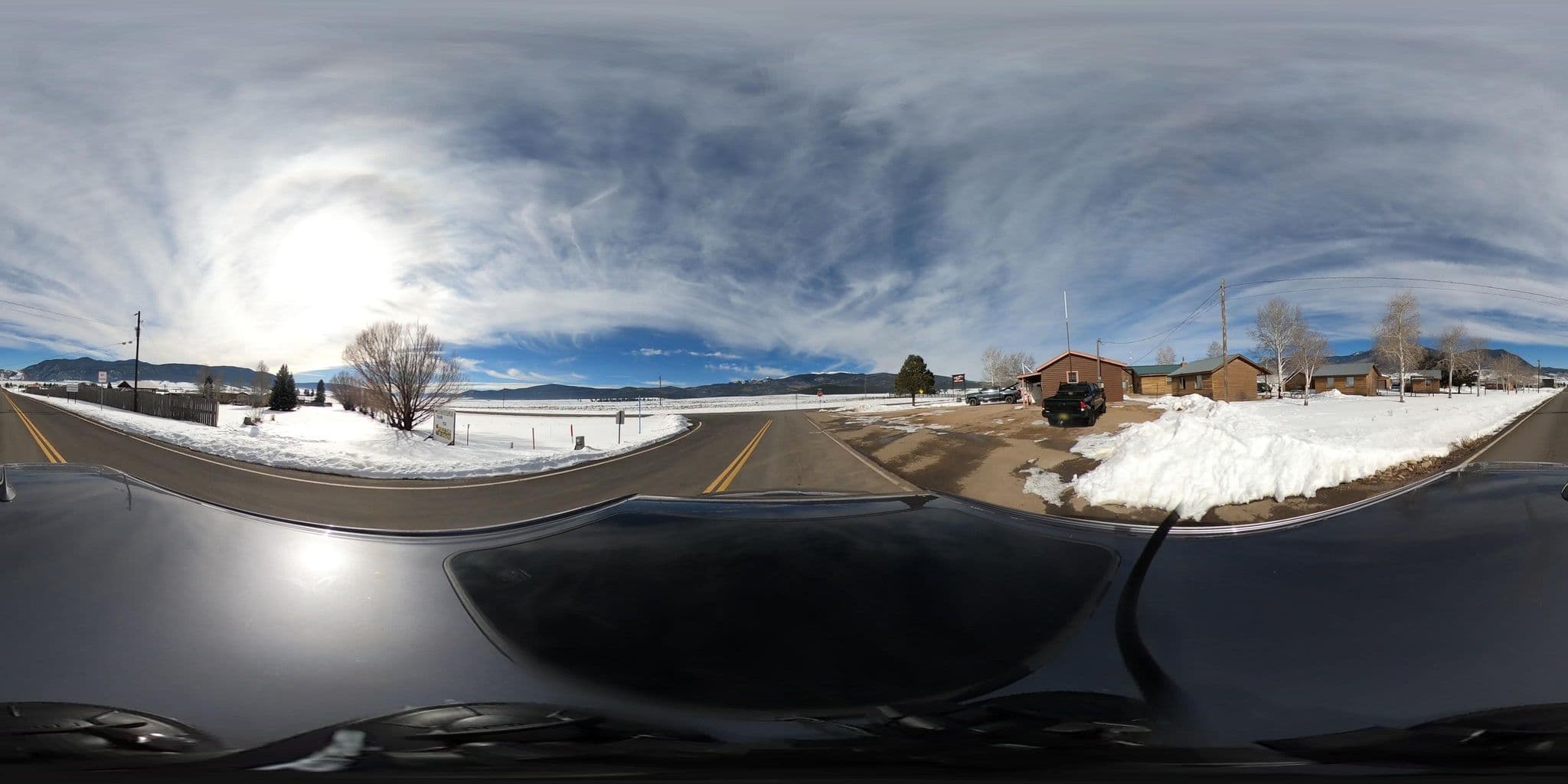 Street view near Mountain View Cabins, Angel Fire — © quickness805 (CC BY-SA · Mapillary)