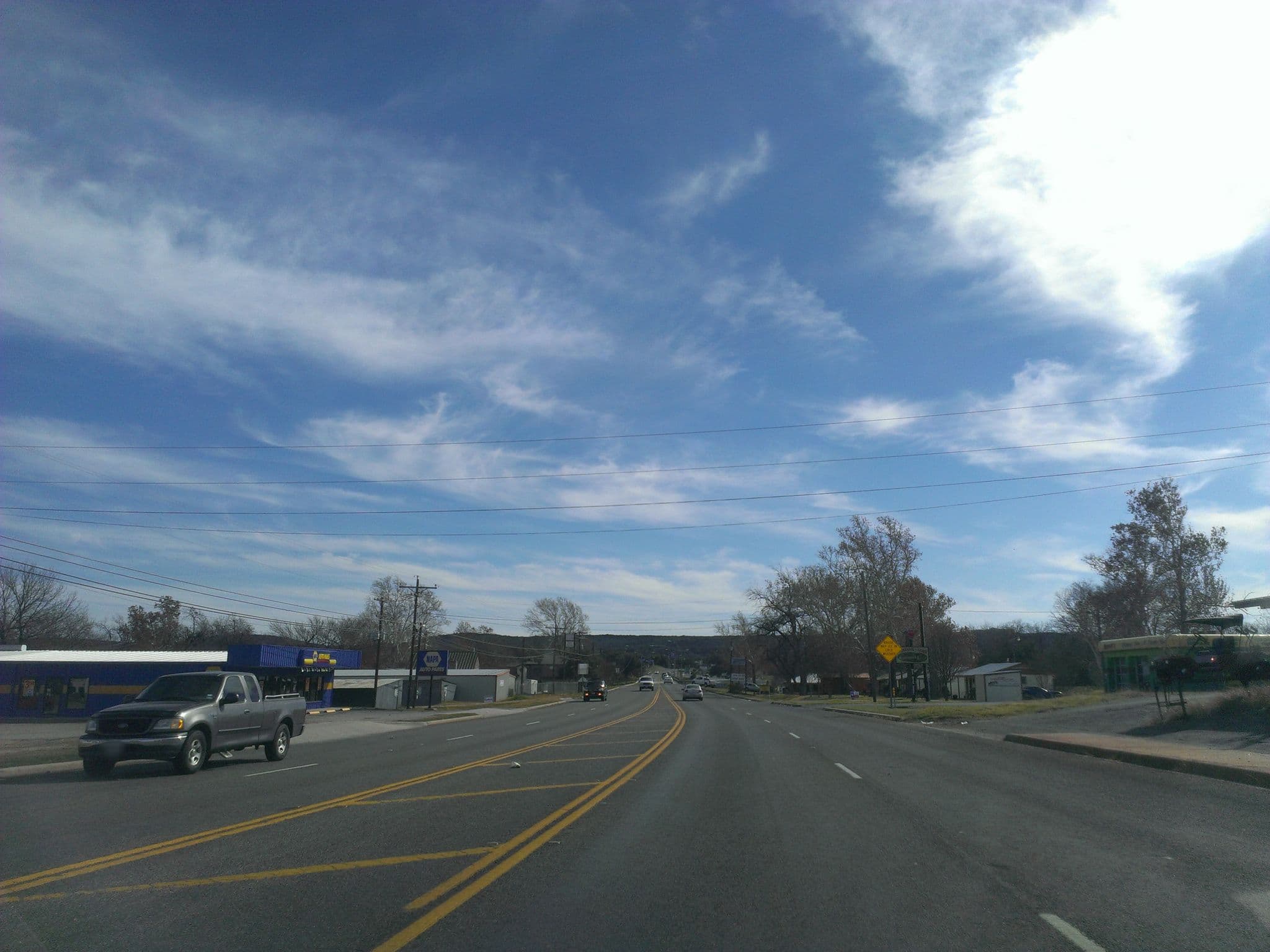 Street view near Antlers Inn, Buchanan Dam — © anabioze (CC BY-SA · Mapillary)