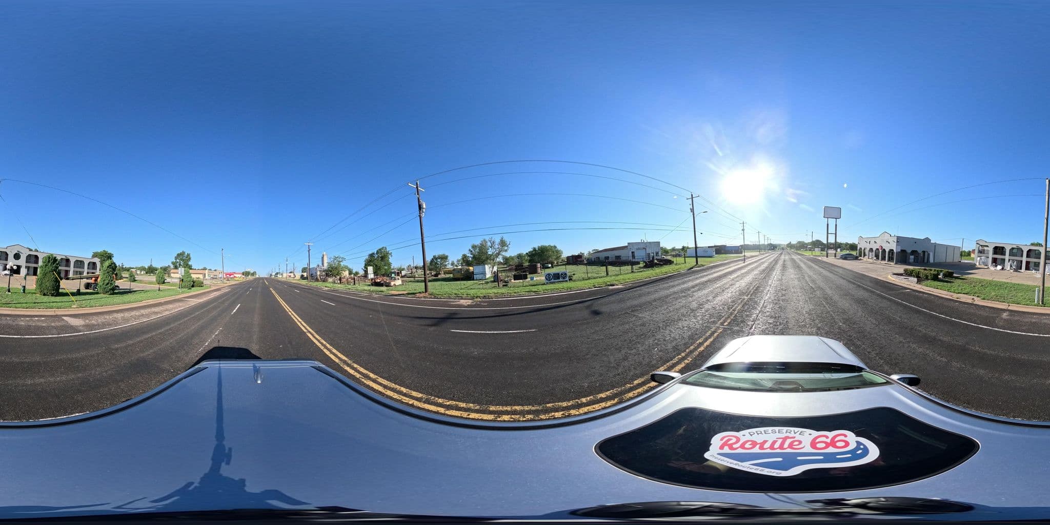 Street view near Motel 6, Shamrock — © nthp_gis (CC BY-SA · Mapillary)