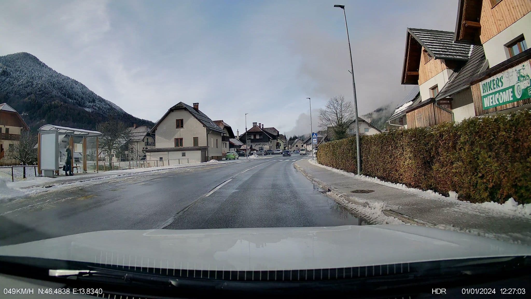 Street view near Hotel Rute, Kranjska Gora — © Hrabroslav (CC BY-SA · Mapillary)
