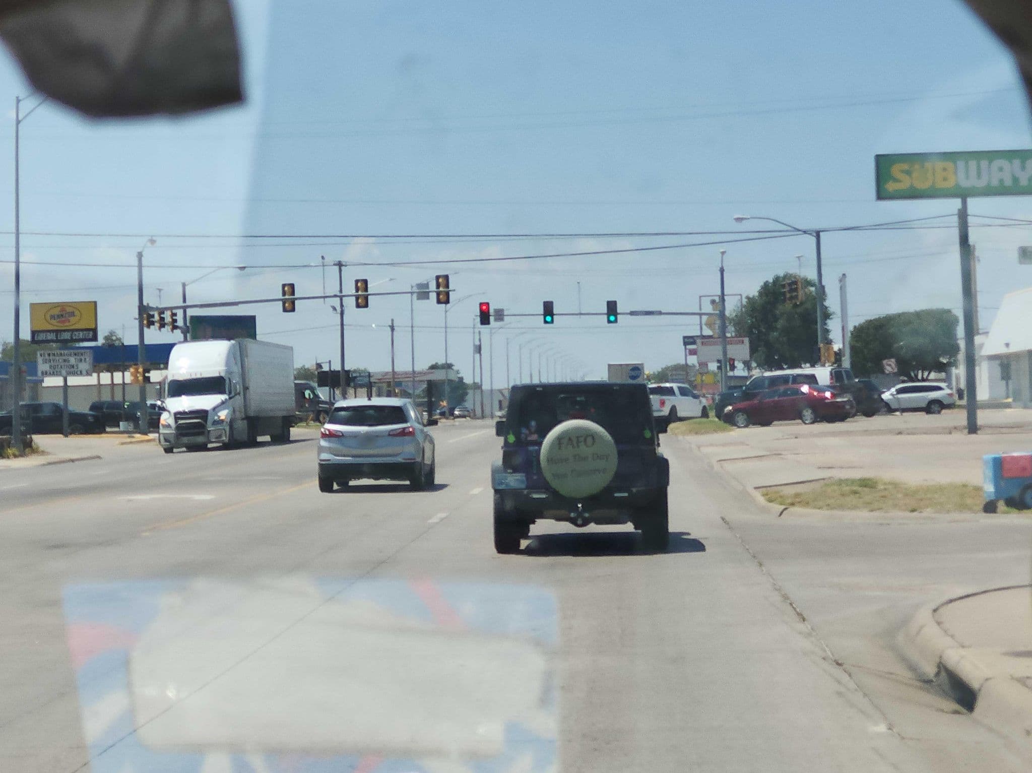 Street view near Super 7 Inn, Liberal — © finneystreetview (CC BY-SA · Mapillary)