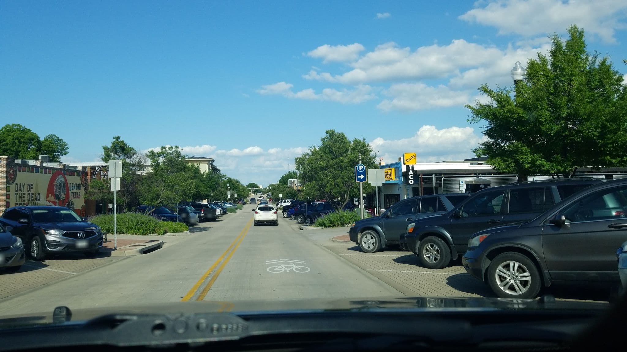 Street view near Outfield Resort Group, Denton — © BubbleGuppies (CC BY-SA · Mapillary)