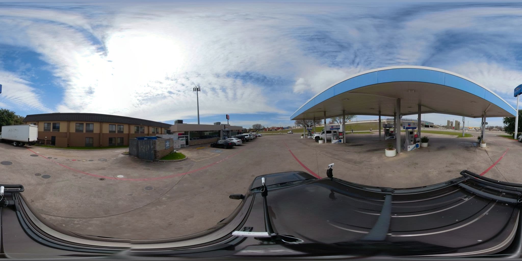 Street view near Hampton Inn by Hilton, Lewisville — © bwyatt516 (CC BY-SA · Mapillary)