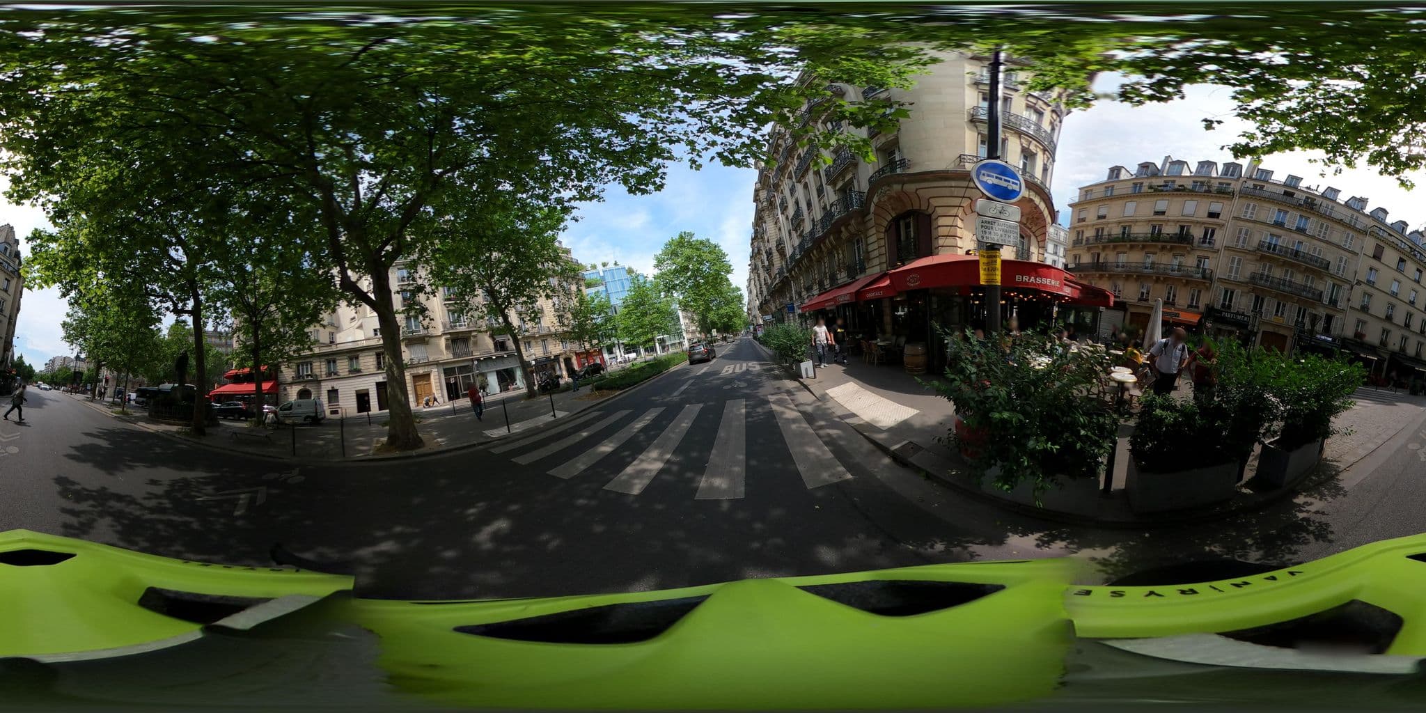 Street view near Hôtel Jardin Le Bréa, Paris 06 Luxembourg — © Stefdegreef (CC BY-SA · Mapillary)