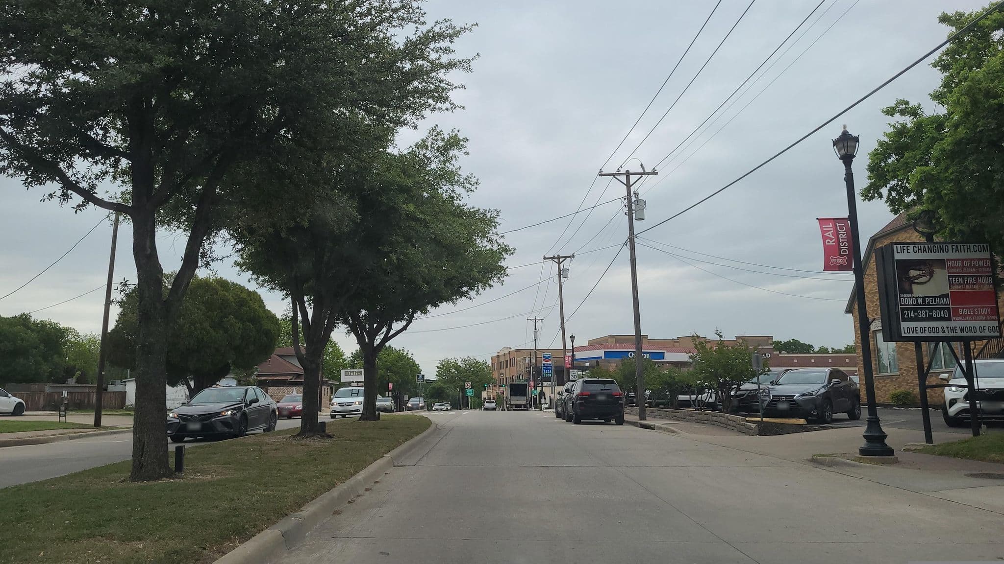 Street view near The Old Abbey Bed & Breakfast, Frisco — © rmaly (CC BY-SA · Mapillary)
