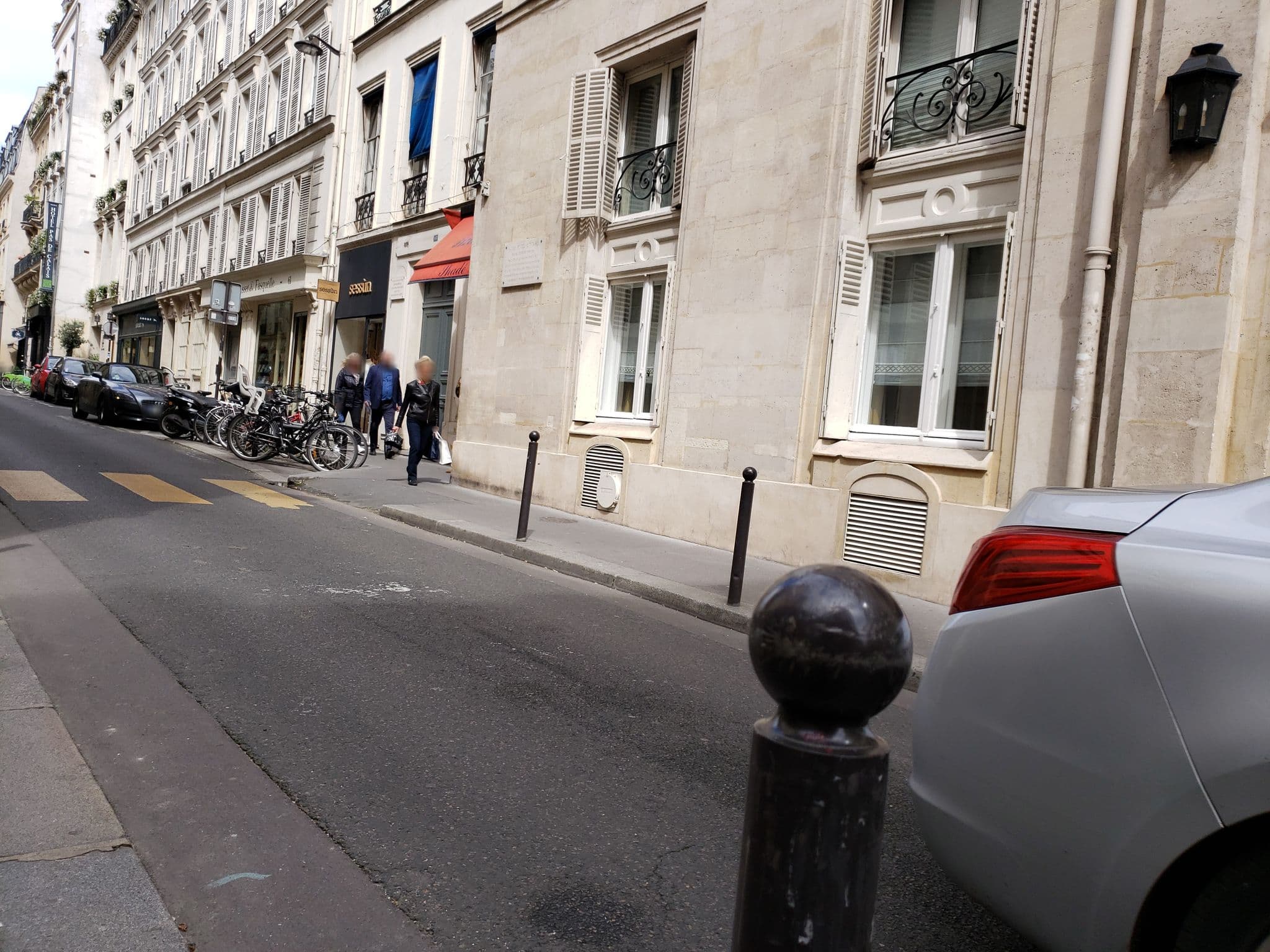 Street view near Hôtel des Saints-Pères, Paris 06 Luxembourg — © mapfool (CC BY-SA · Mapillary)