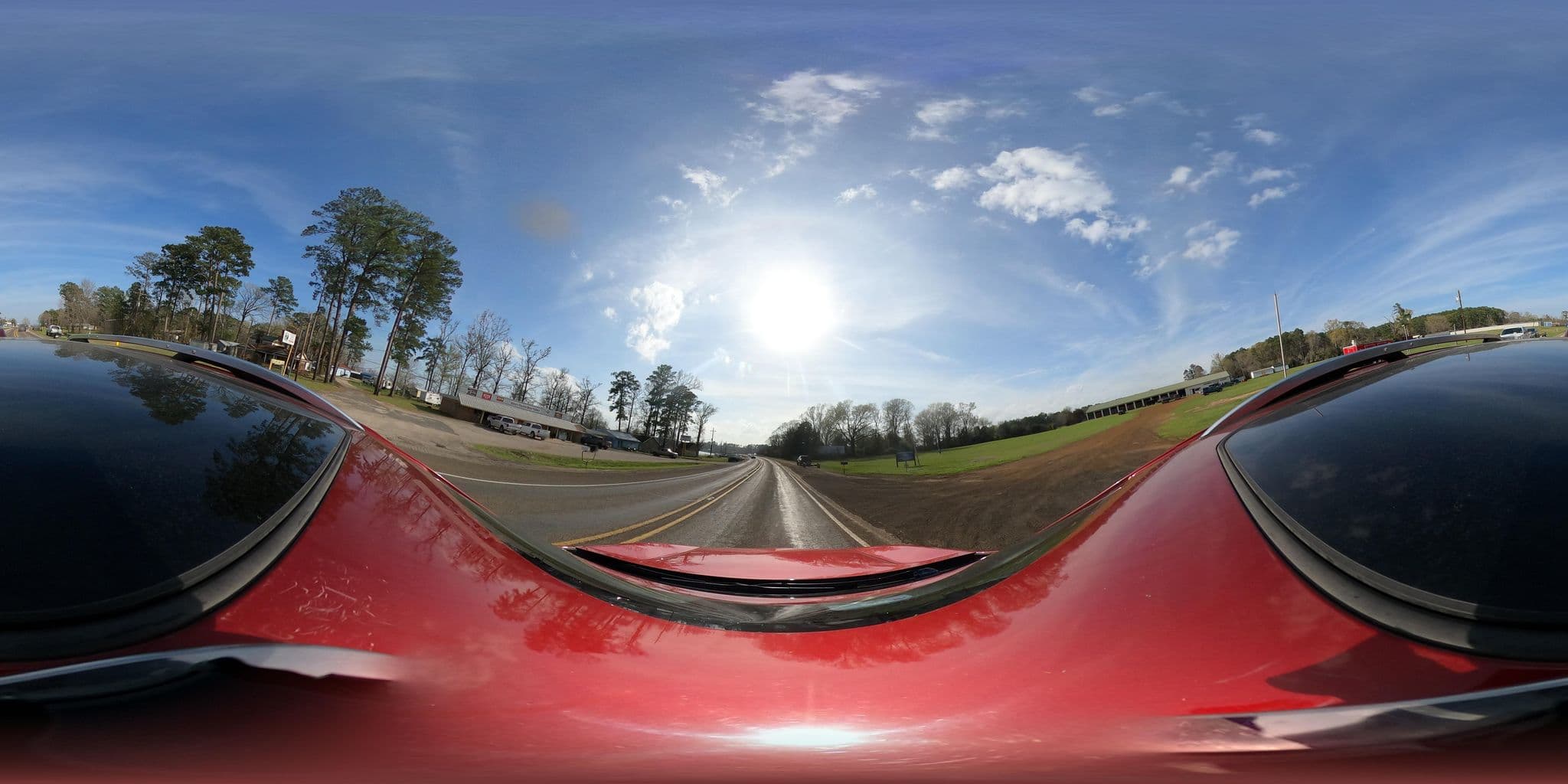 Street view near The Byrd's Nest RV Park & Cabins, Milam — © raveneye (CC BY-SA · Mapillary)