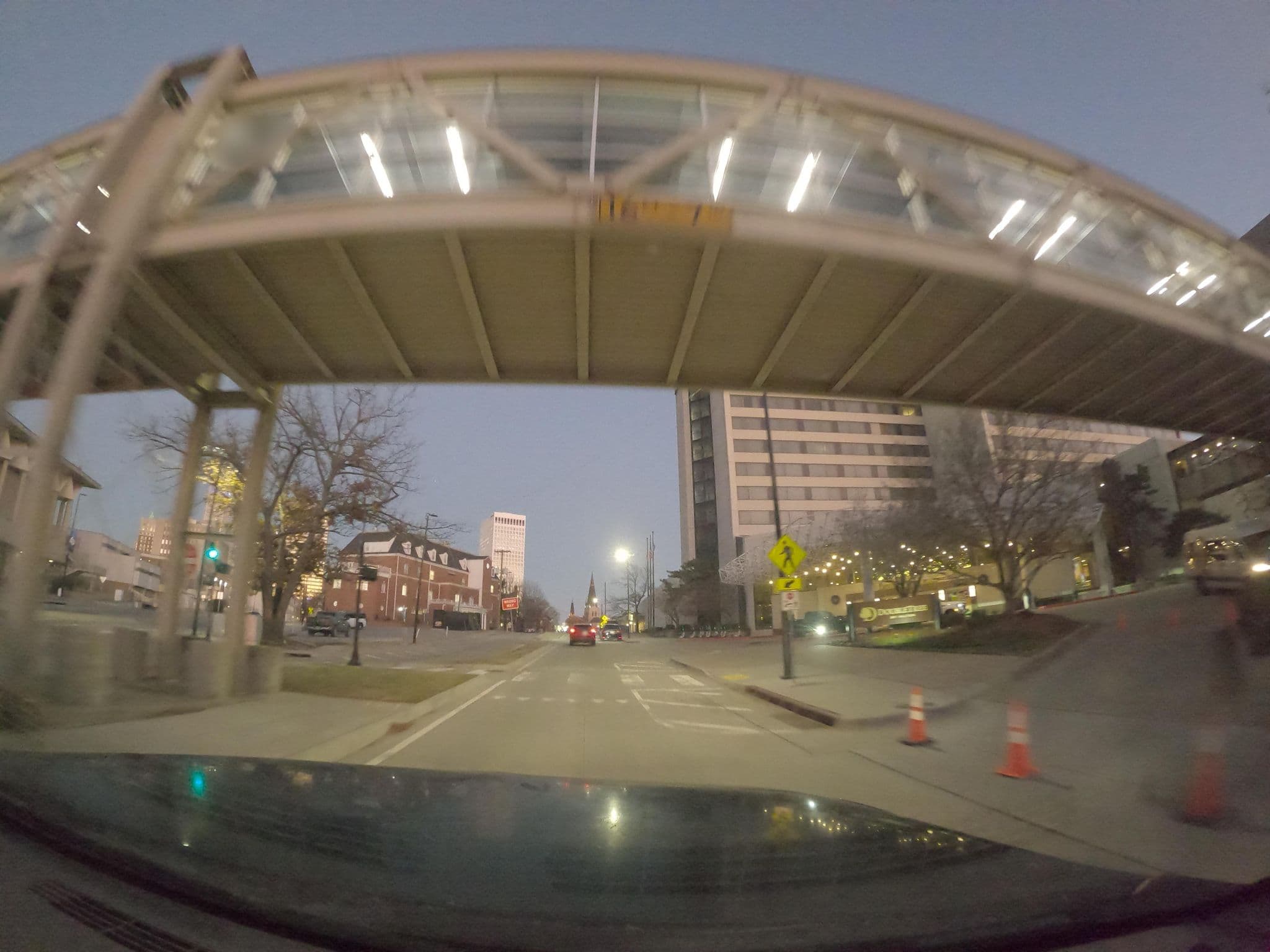 Street view near DoubleTree by Hilton, Tulsa — © baloouriza (CC BY-SA · Mapillary)