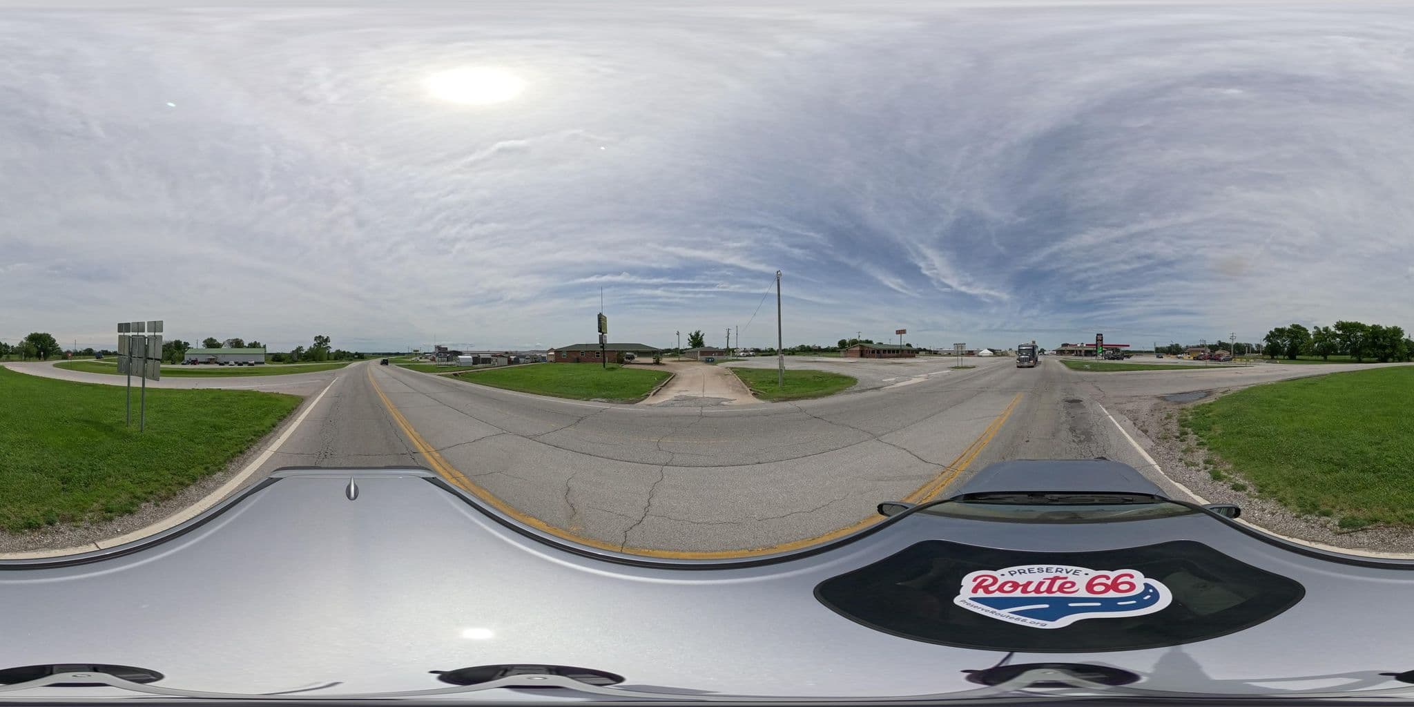 Street view near Route 66 Motel, Copeland — © nthp_gis (CC BY-SA · Mapillary)